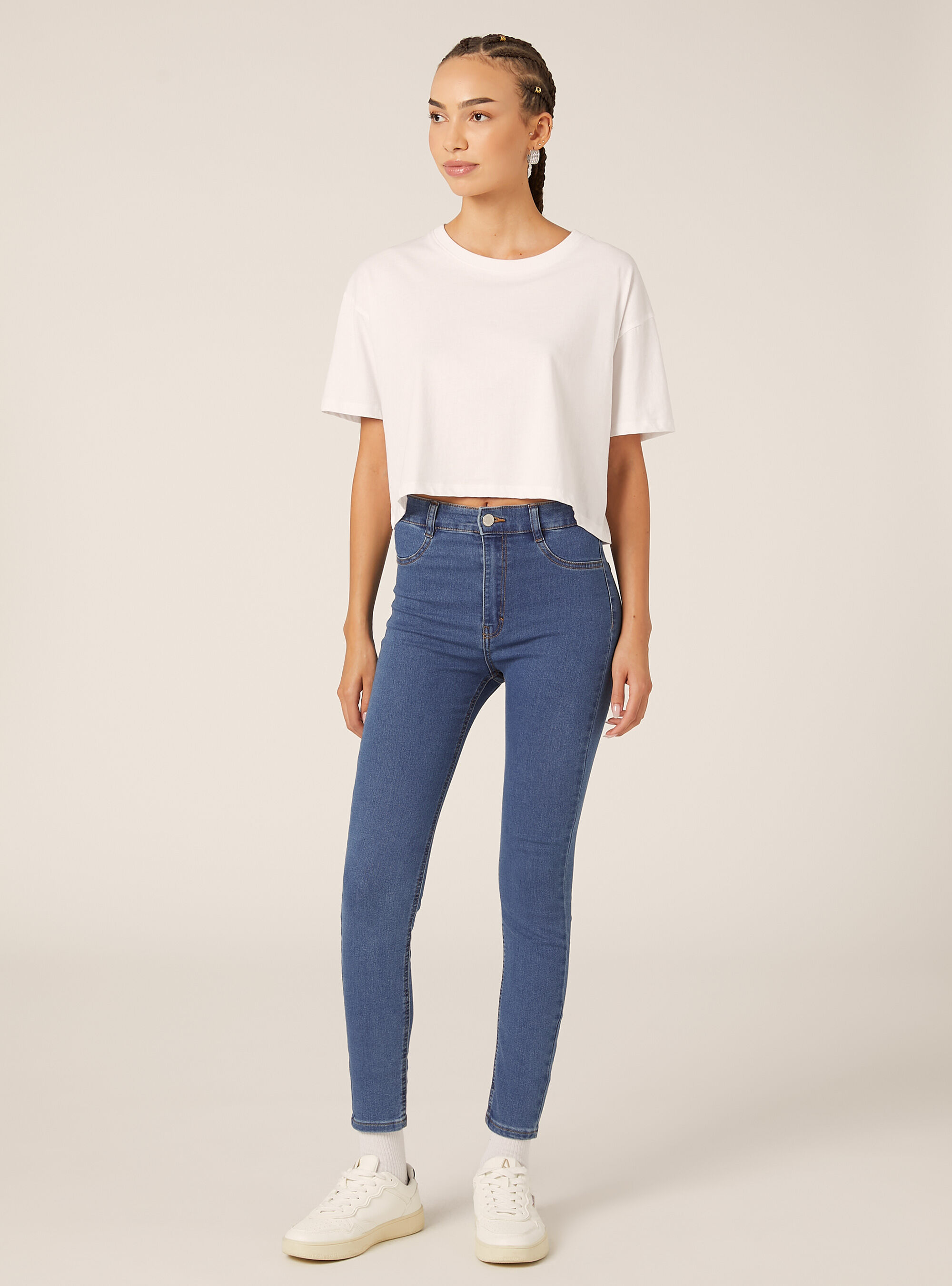 Jean skinny en denim stretch