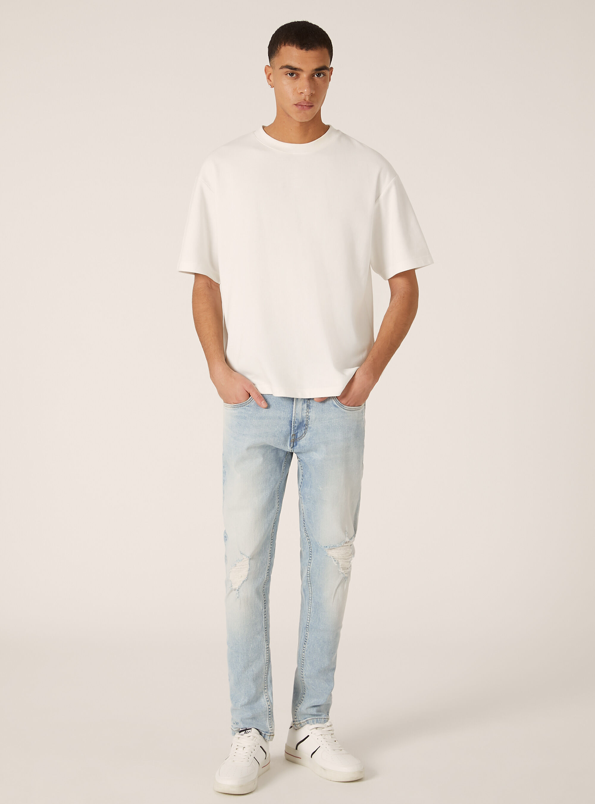 Jean de coupe skinny, D007 LIGHT AZURE