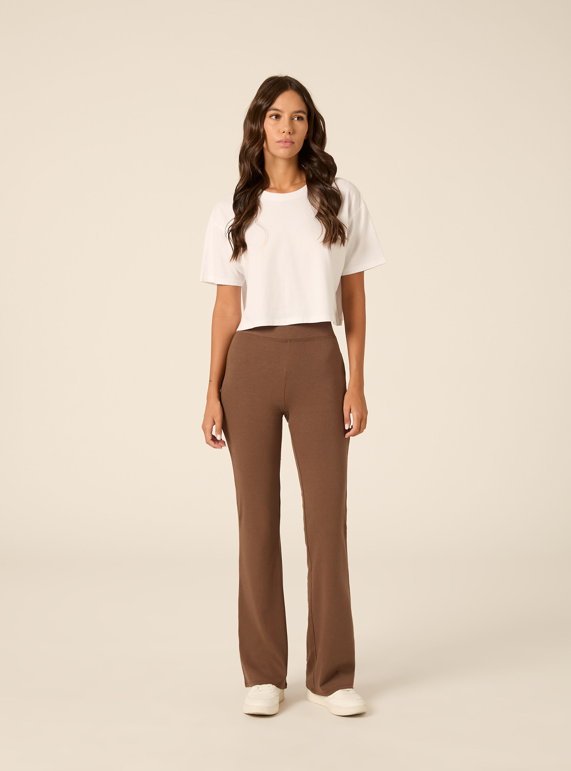 Leggings acampanados, BR2 BROWN MEDIUM