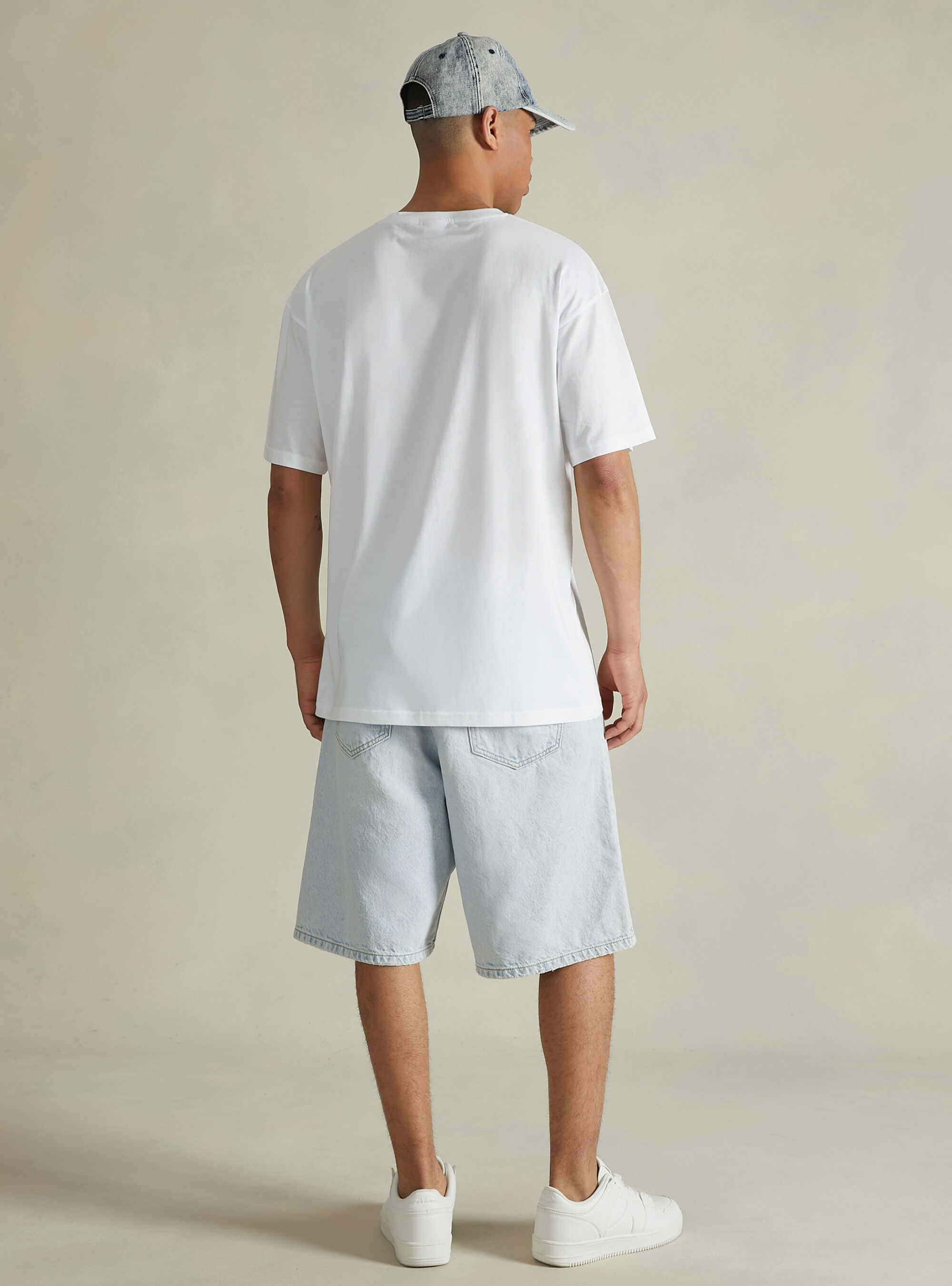 Naruto / Alcott - T-shirt surdimensionne, WH3 WHITE