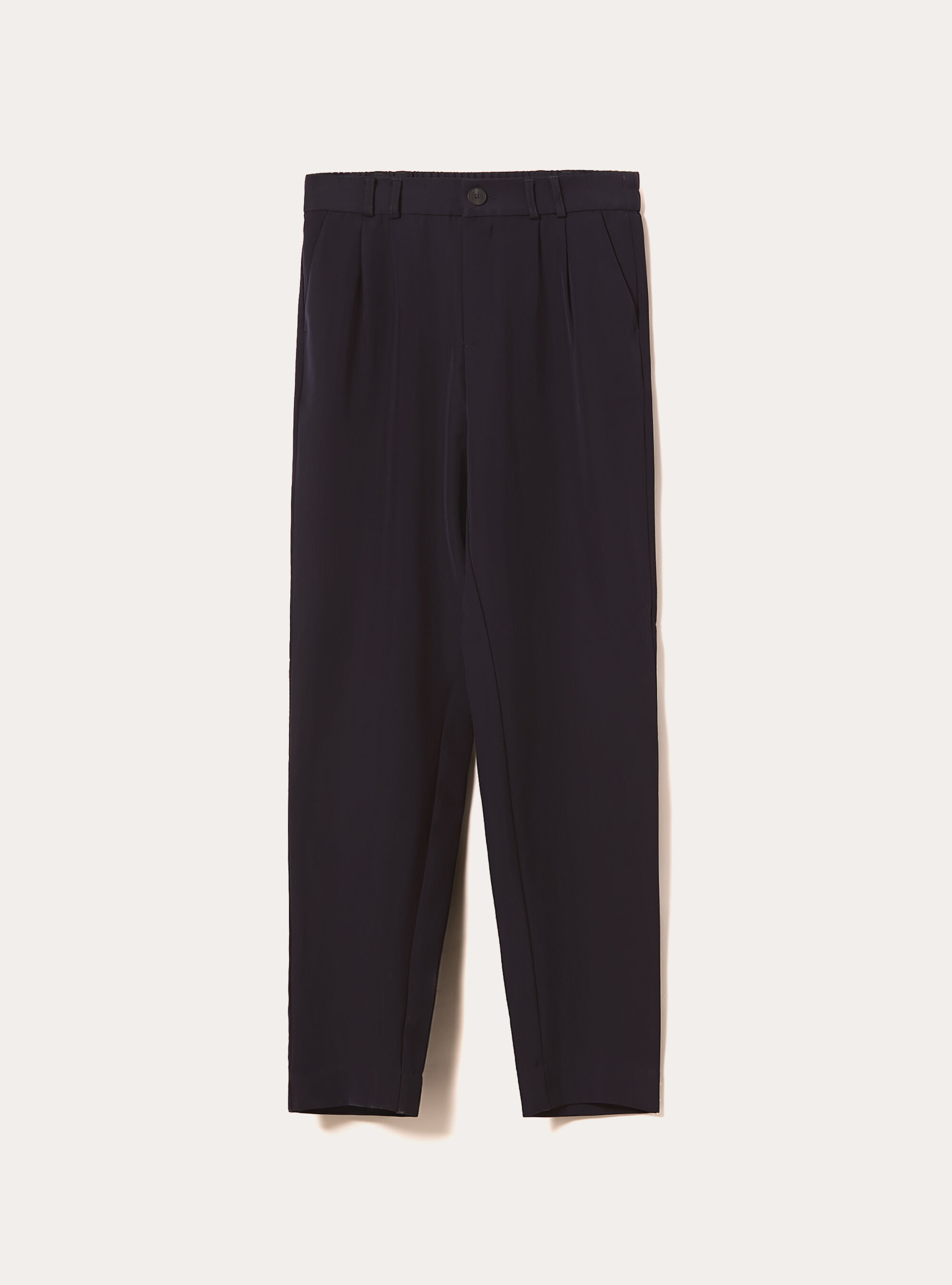 Pantalon &agrave; pinces coupe classique, NA2 NAVY MEDIUM