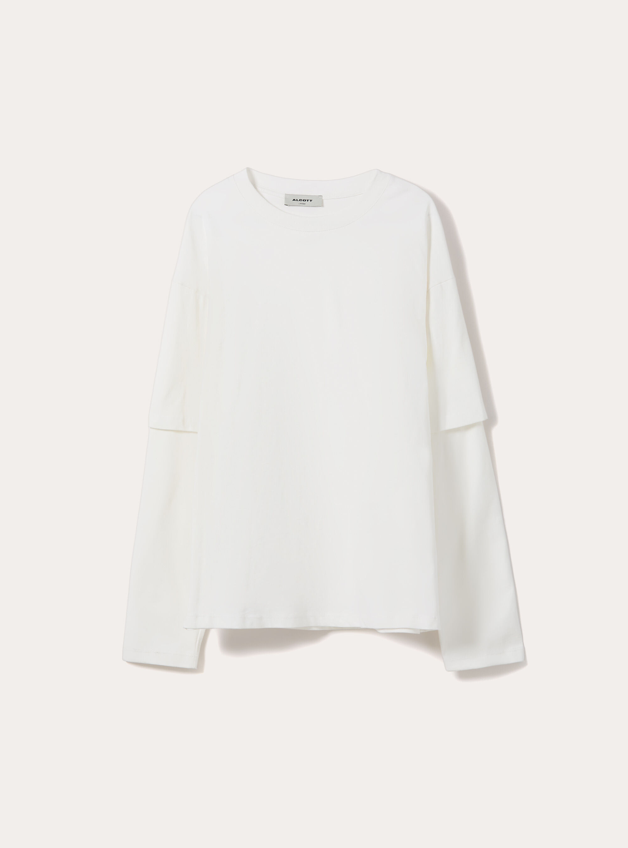 T-Shirt mit Layering-Effekt, WH1 OFF WHITE