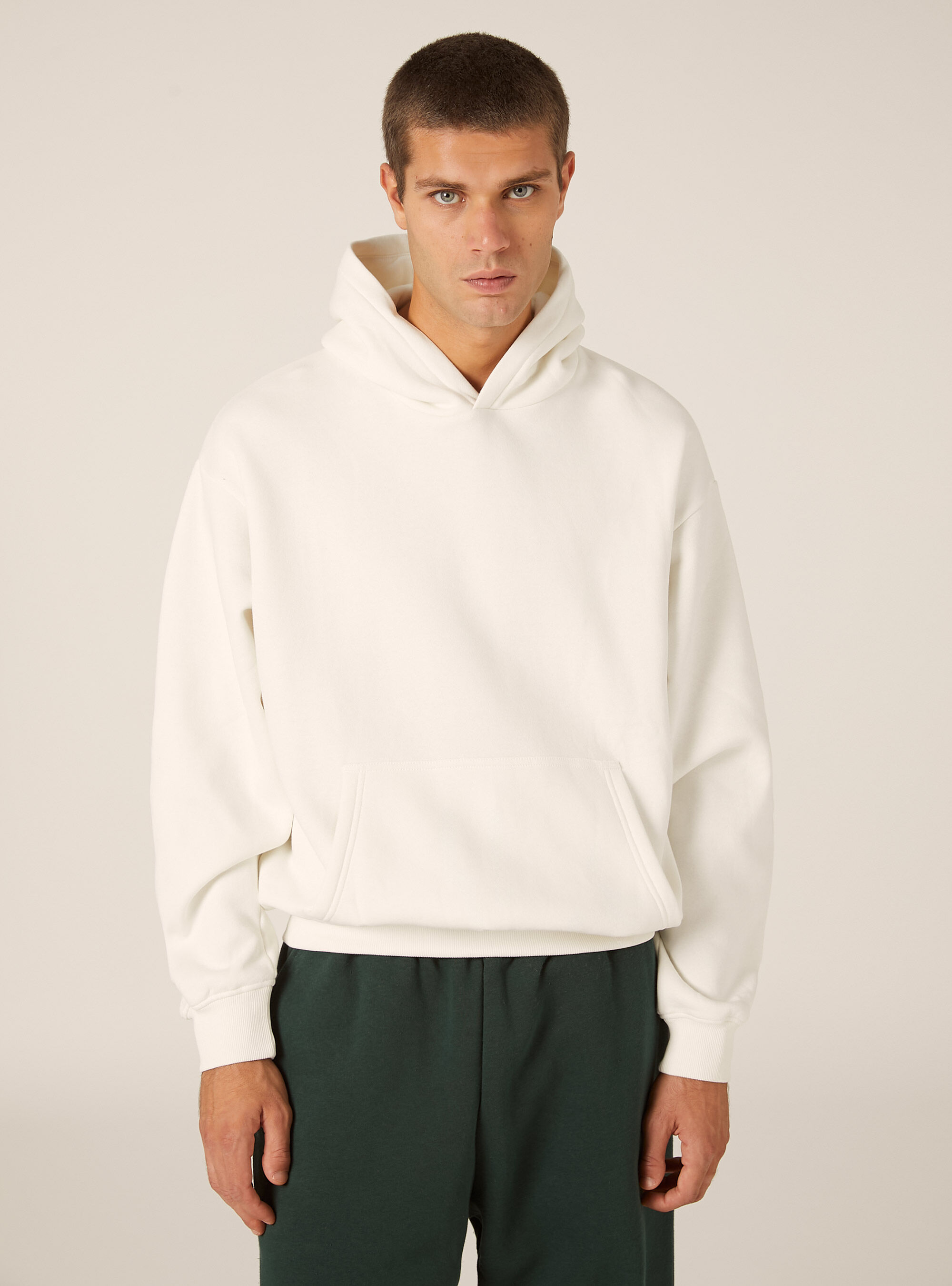 Sweat &agrave; capuche coupe boxy
