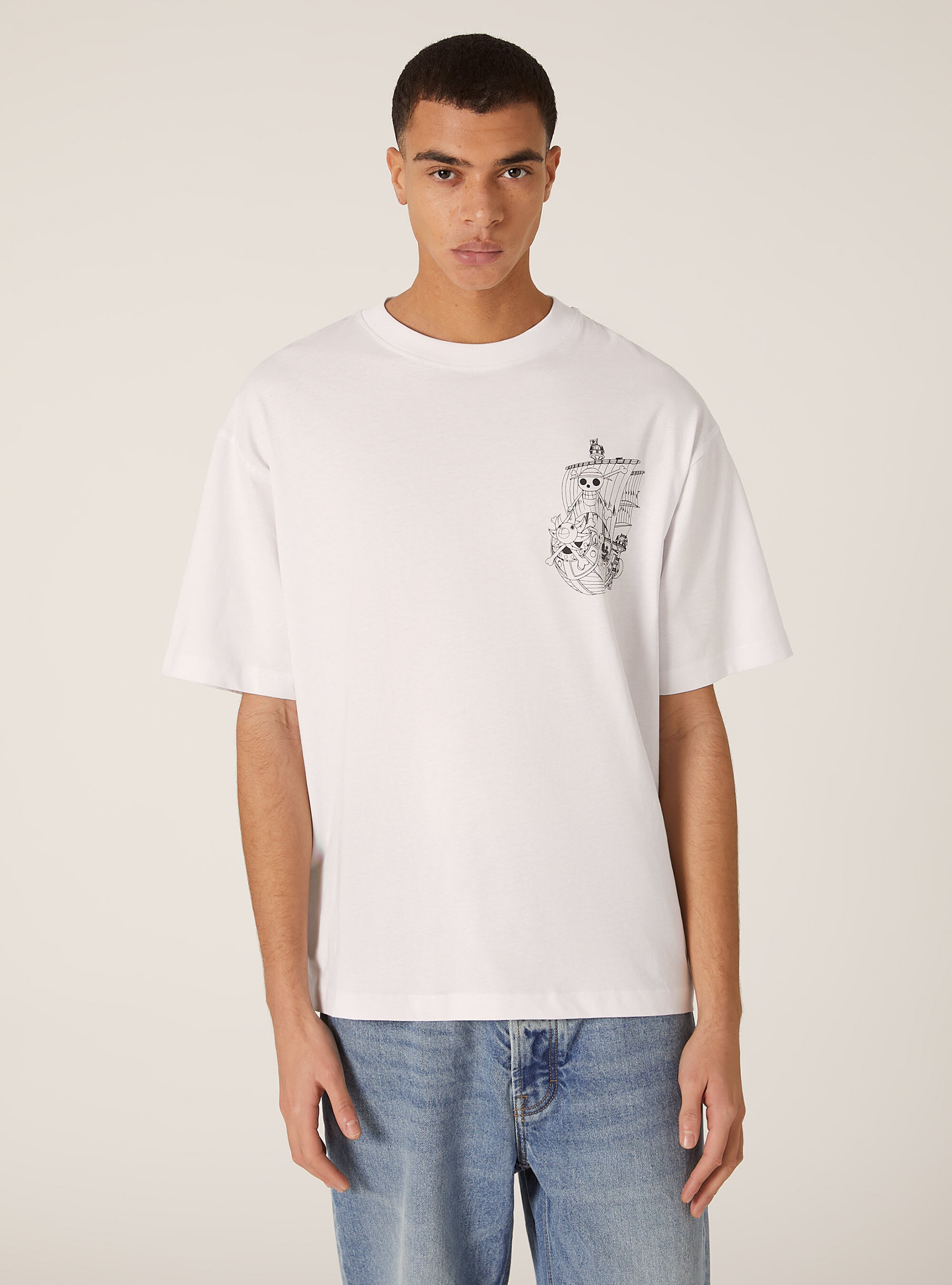 T-shirt coupe carr&eacute;e One Piece / Alcott