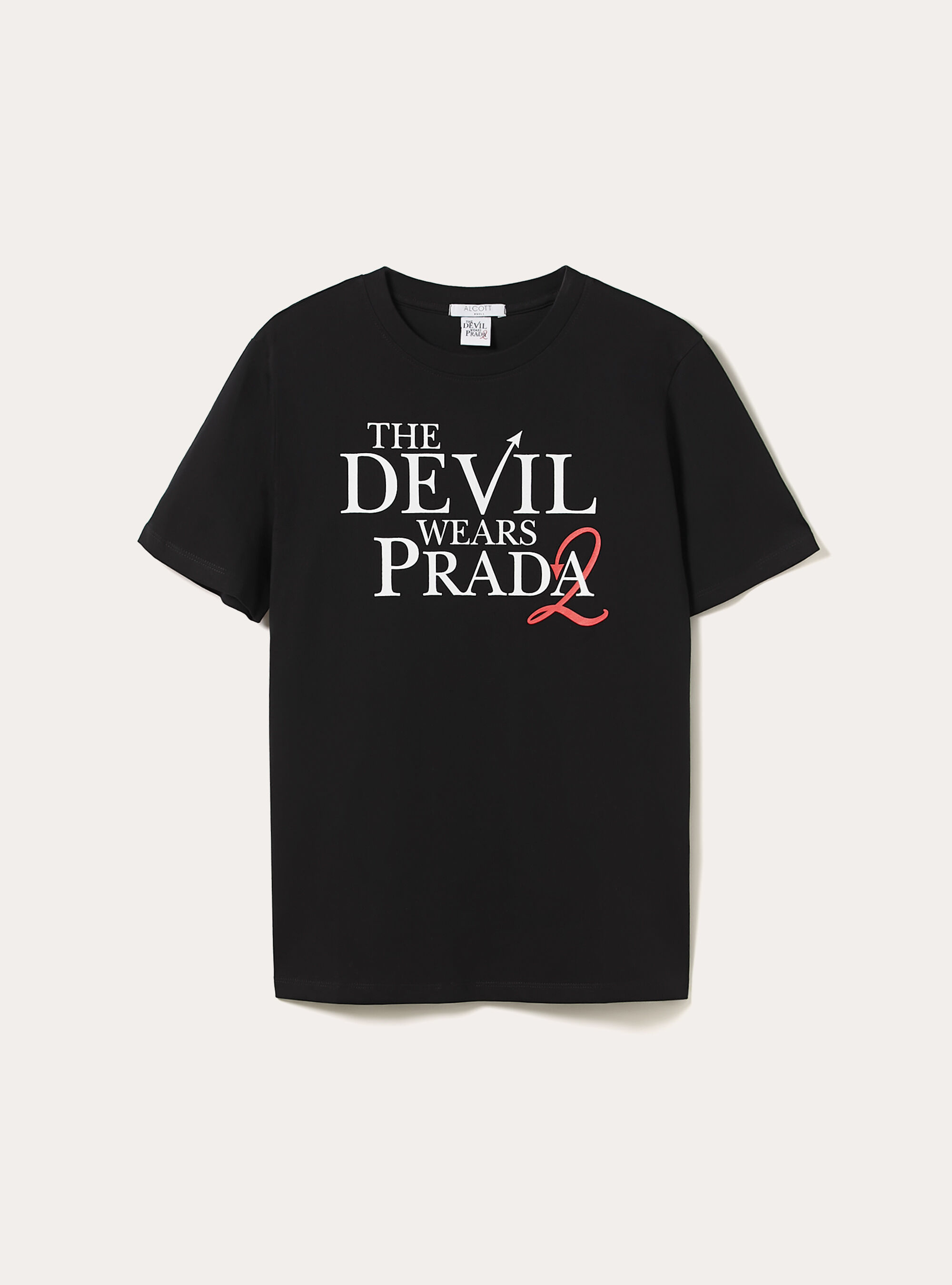 Camiseta El diablo viste de Prada / Alcott, BK1 BLACK