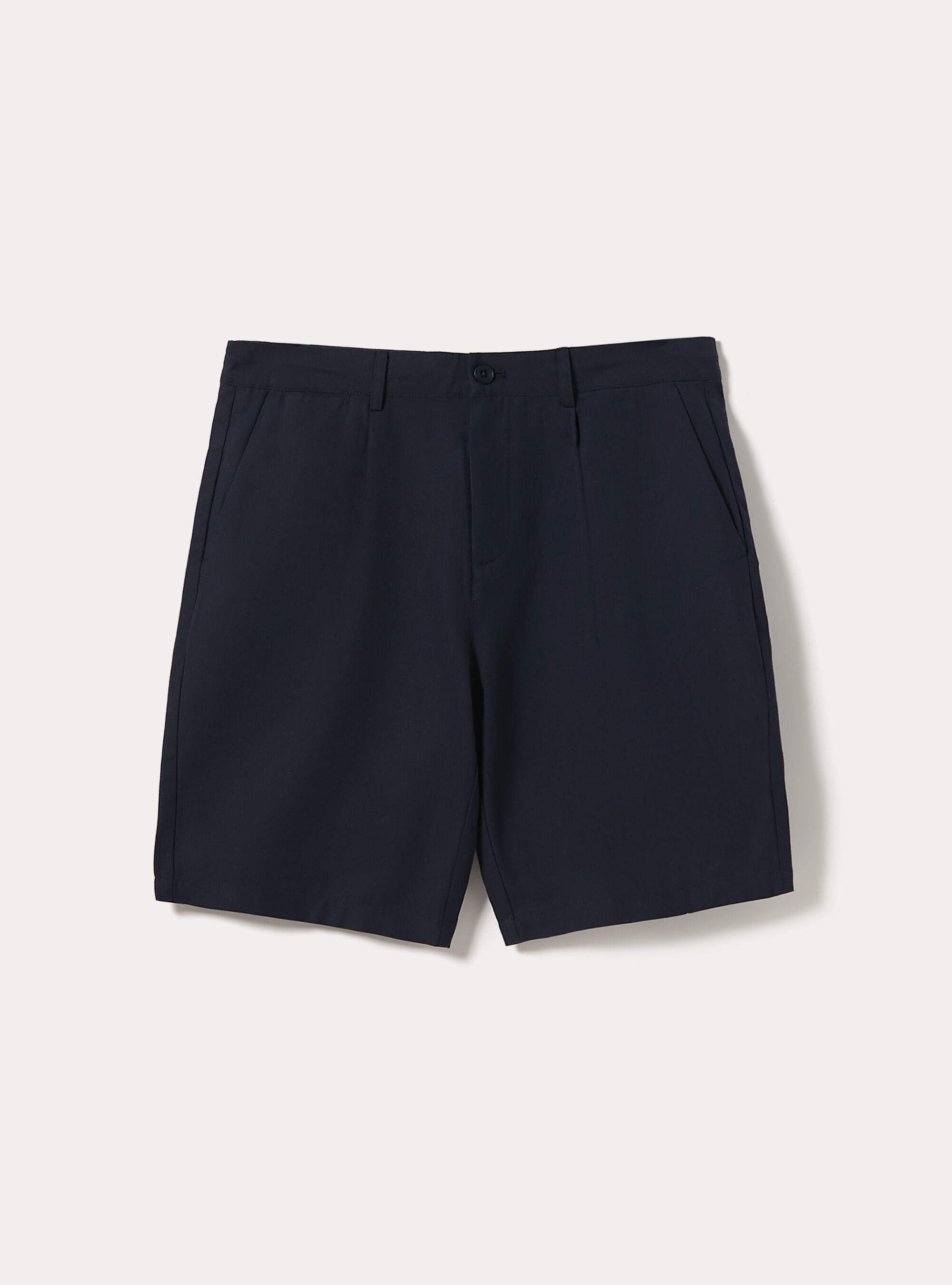 Bermuda de Mezcla de Lino, NA1 NAVY DARK