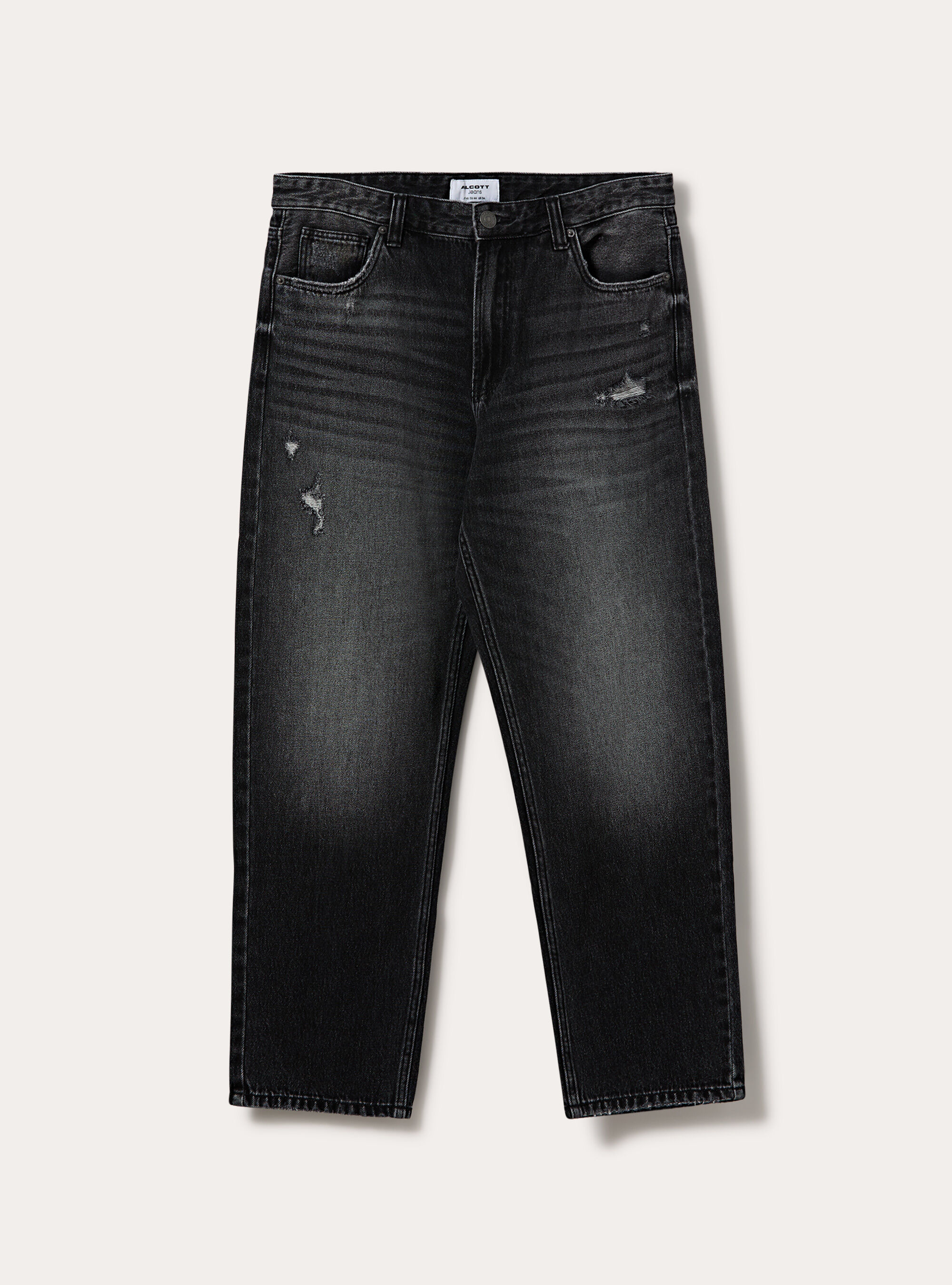 Straight fit jeans, D000 BLACK
