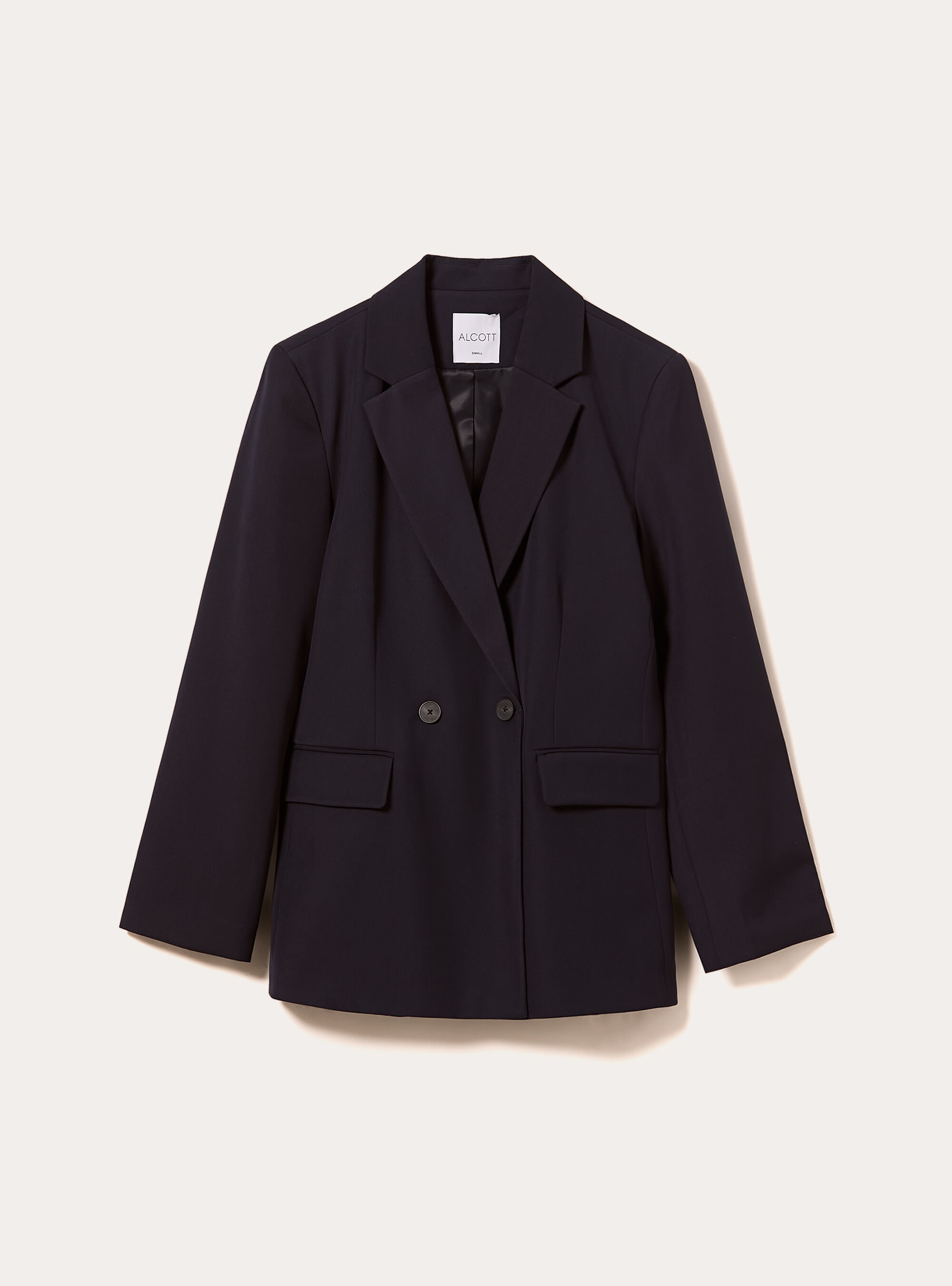 Blazer crois&eacute; sur mesure, NA2 NAVY MEDIUM