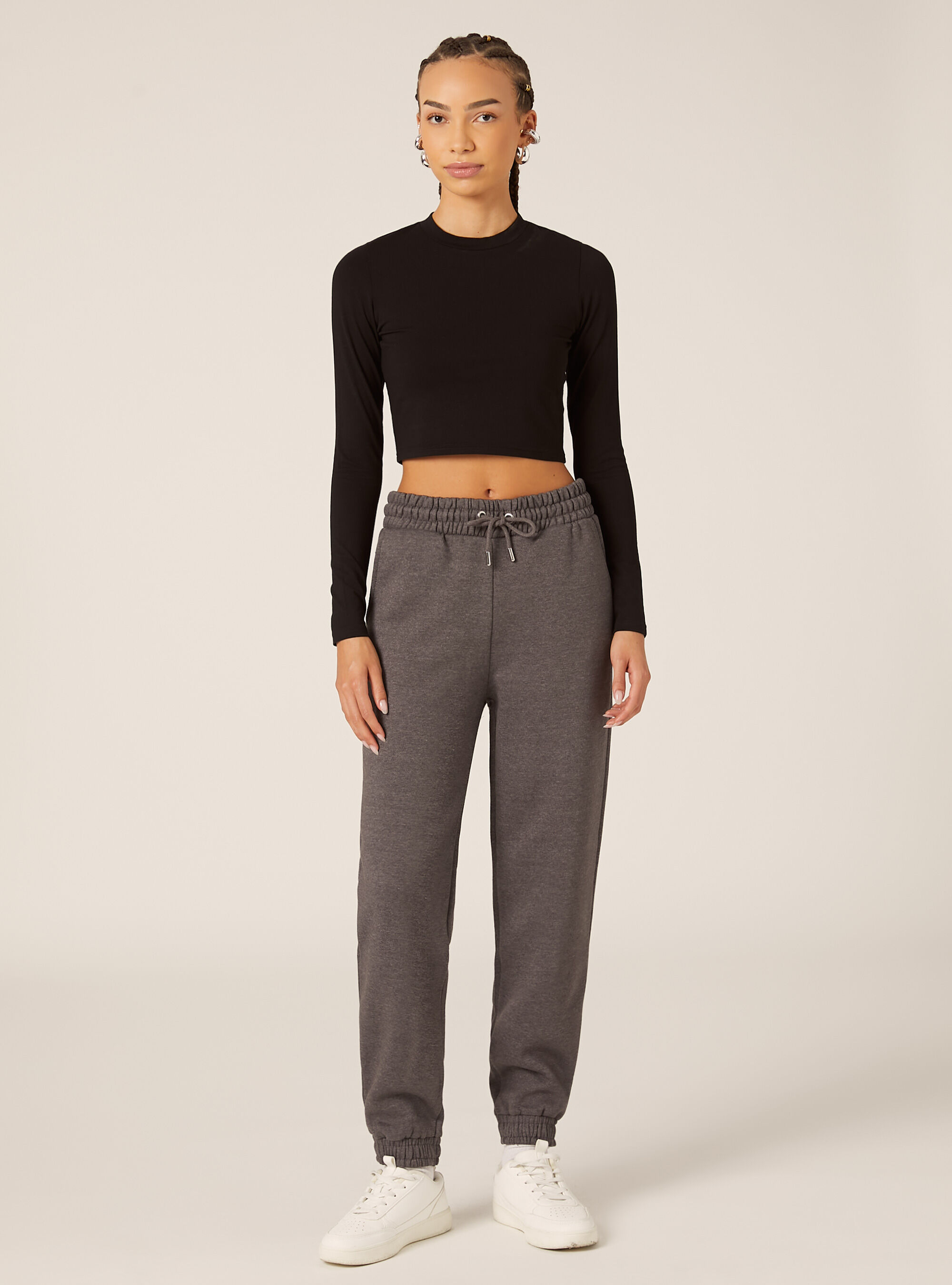 Pantalon jogger en molleton