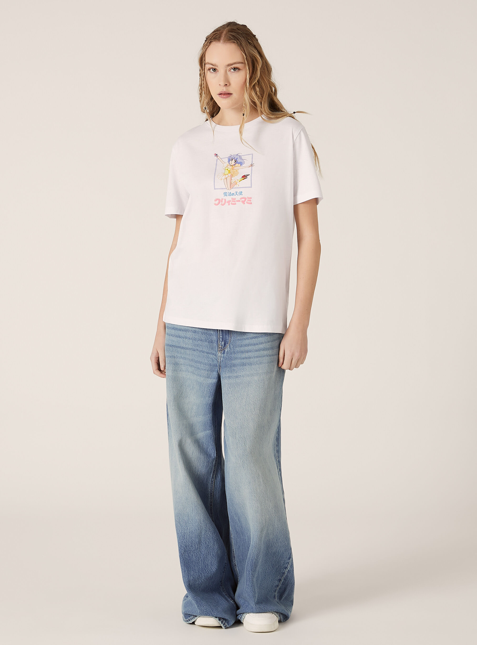 Cr&egrave;me / T-shirt imprim&eacute; Alcott