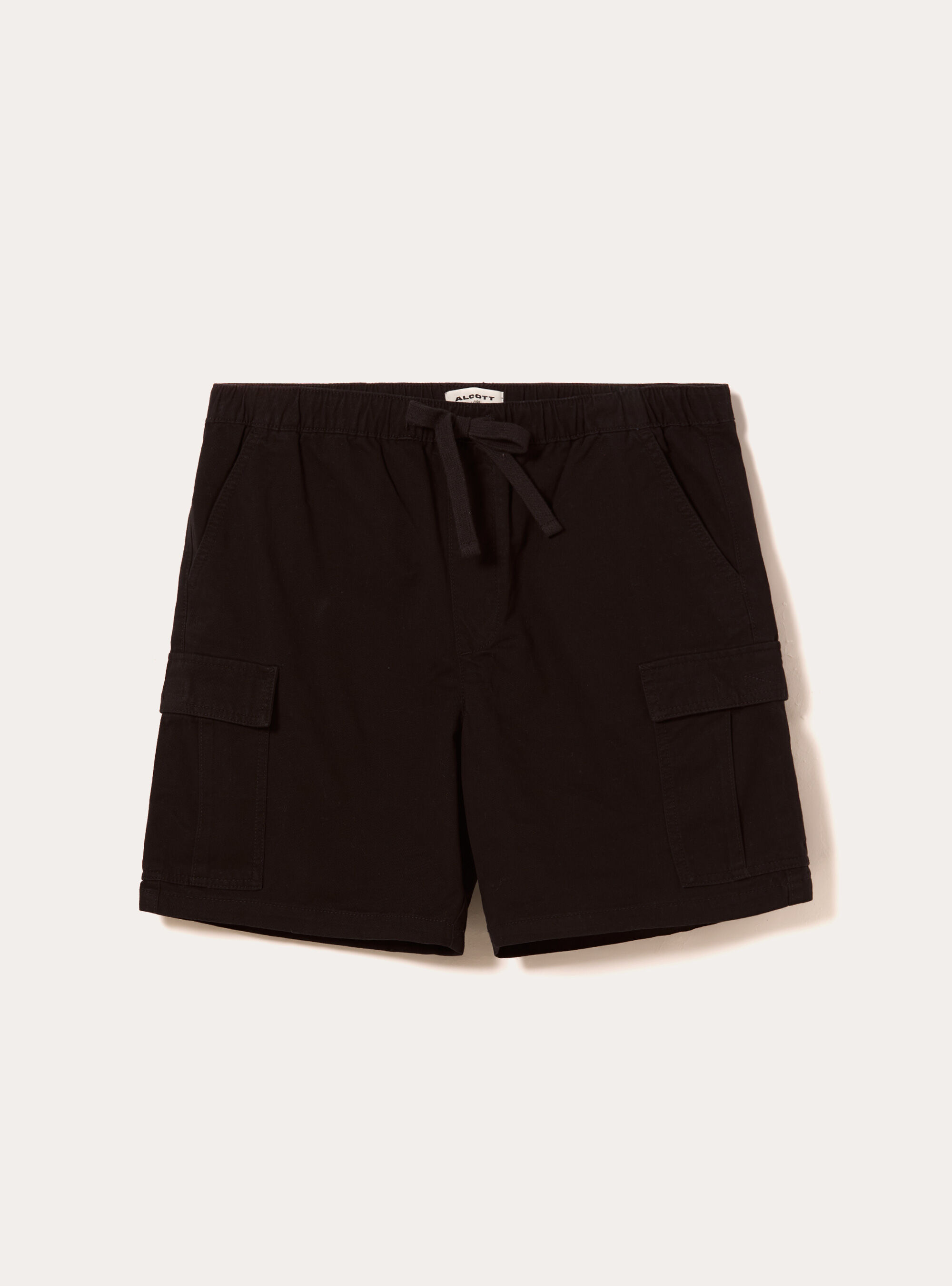 Bermuda cargo en serg&eacute; coul&eacute;, BK1 BLACK