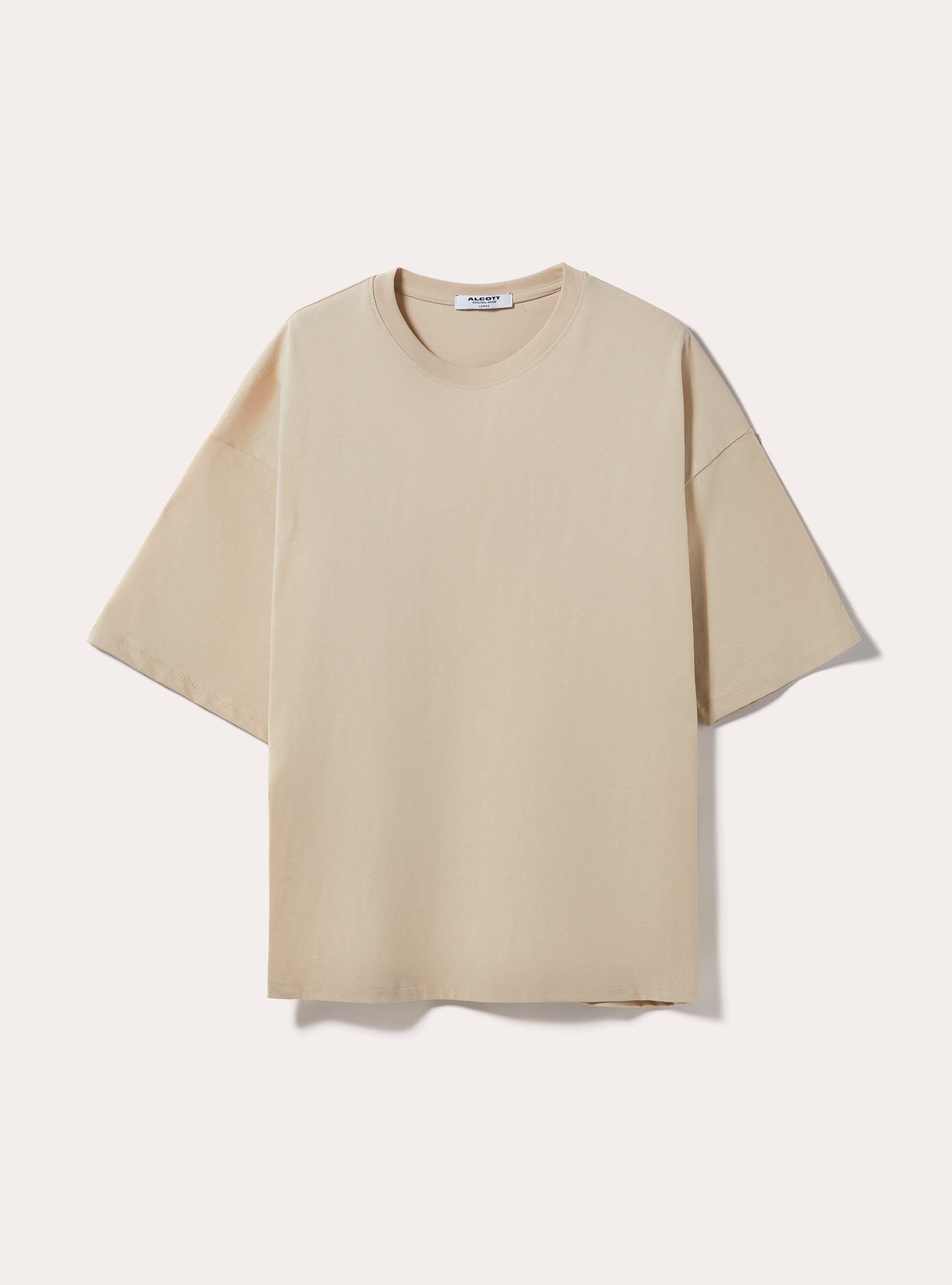 Maglietta boxy over fit, BG3 BEIGE LIGHT