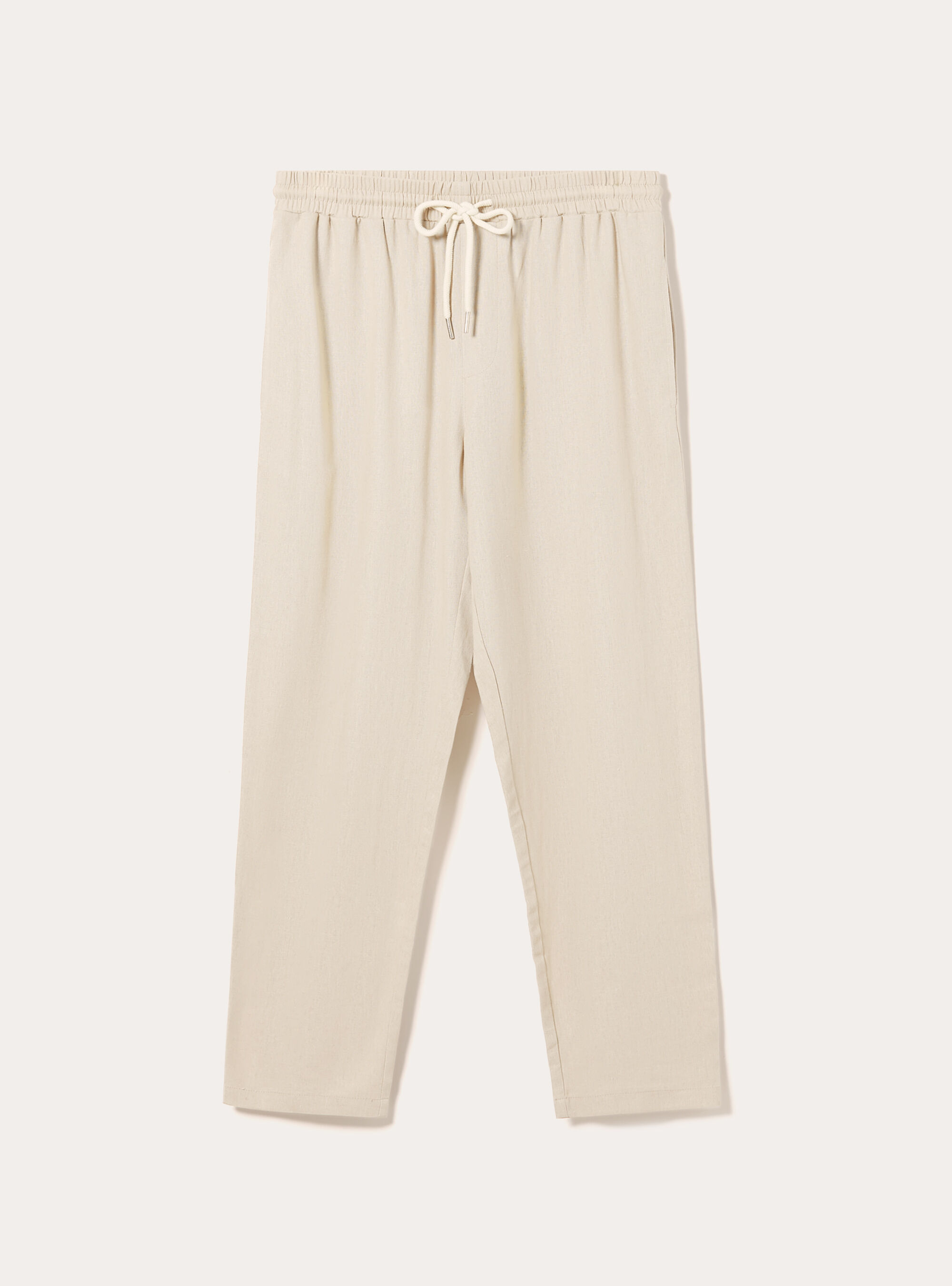 Jogginghose aus Leinenmischung, BG3 BEIGE LIGHT