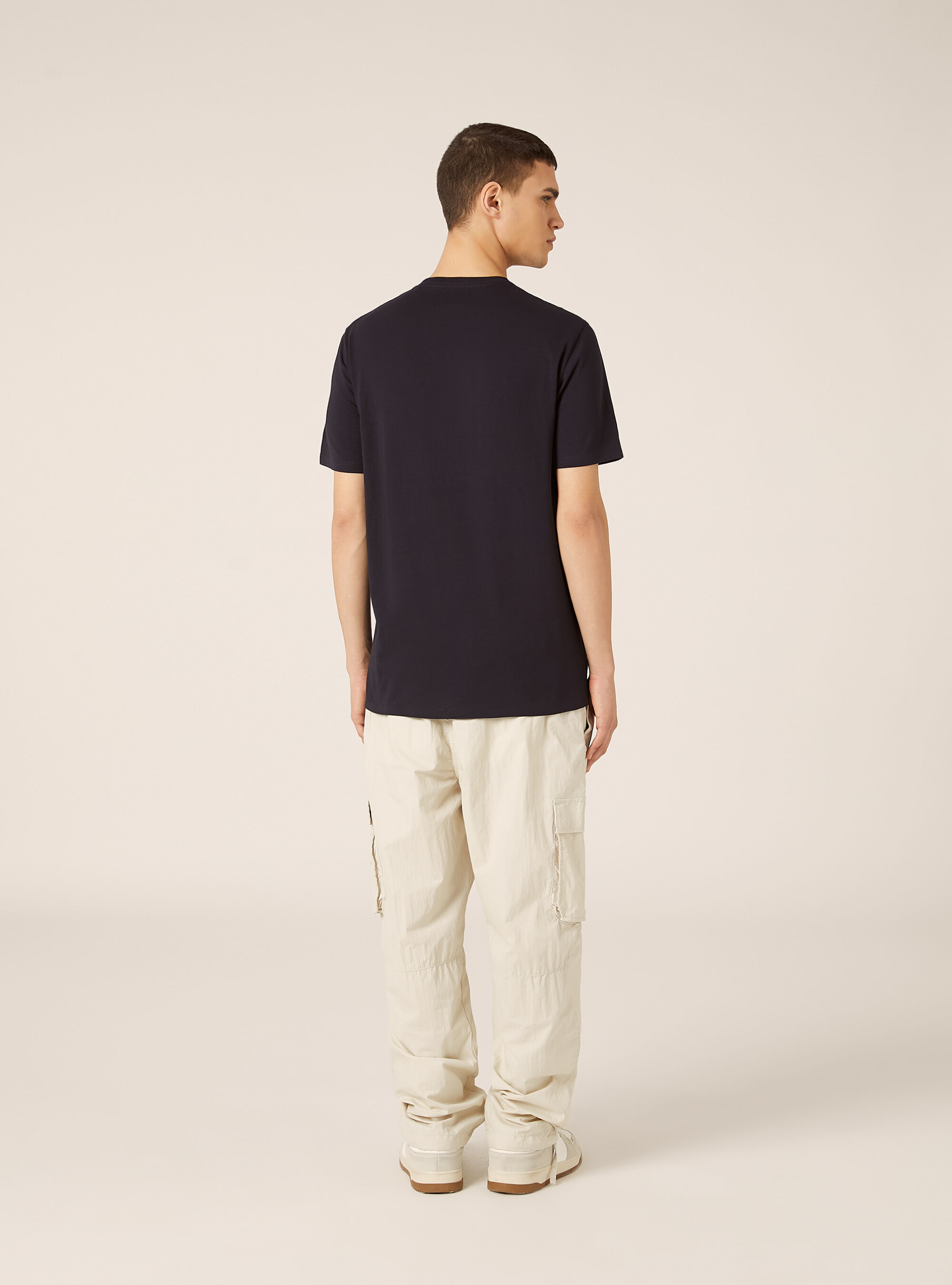 Basic Cotton T-Shirt, NA1 NAVY DARK