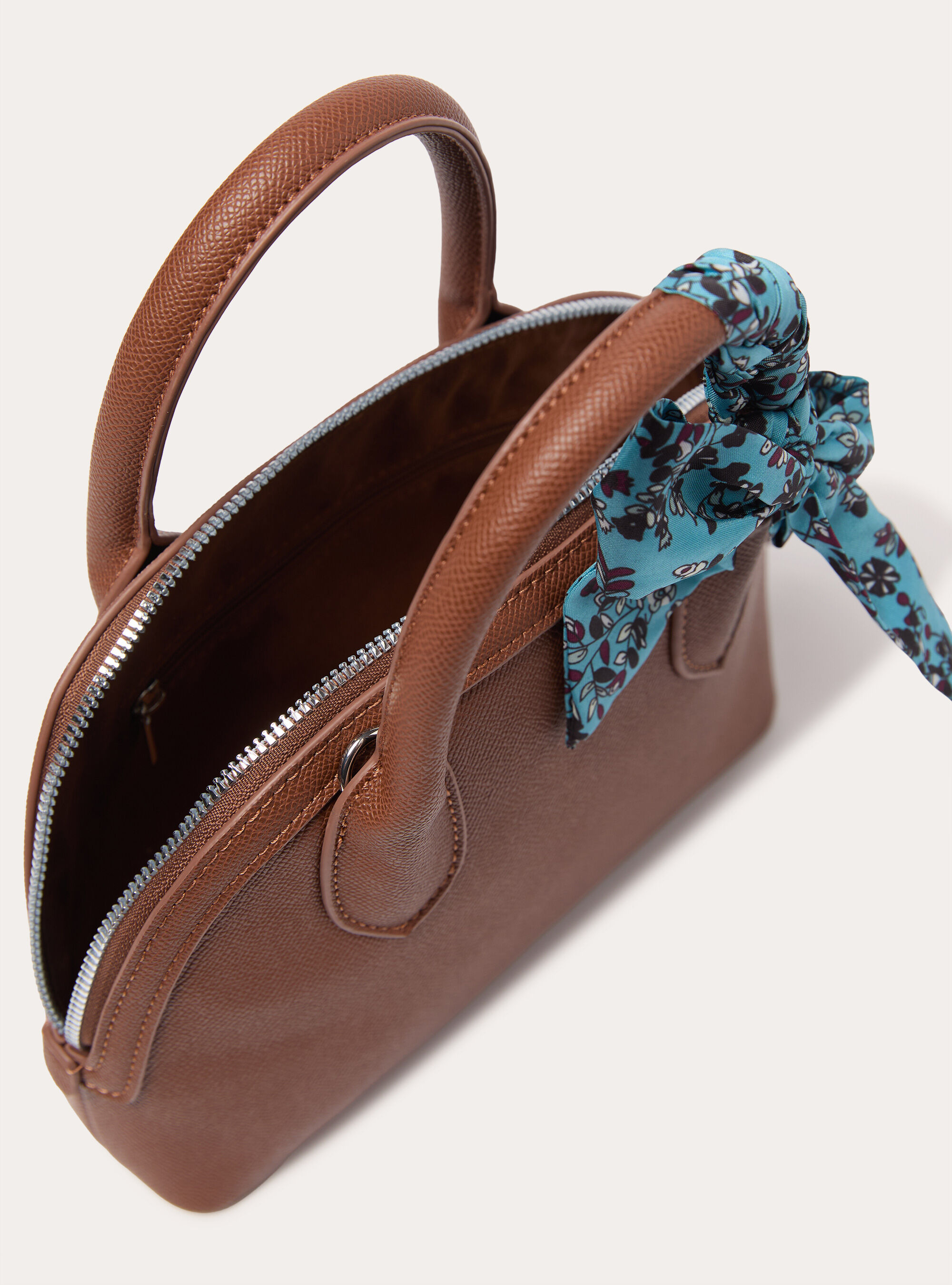 Sacs effet cuir avec foulard, TB2 TOBACCO MEDIUM