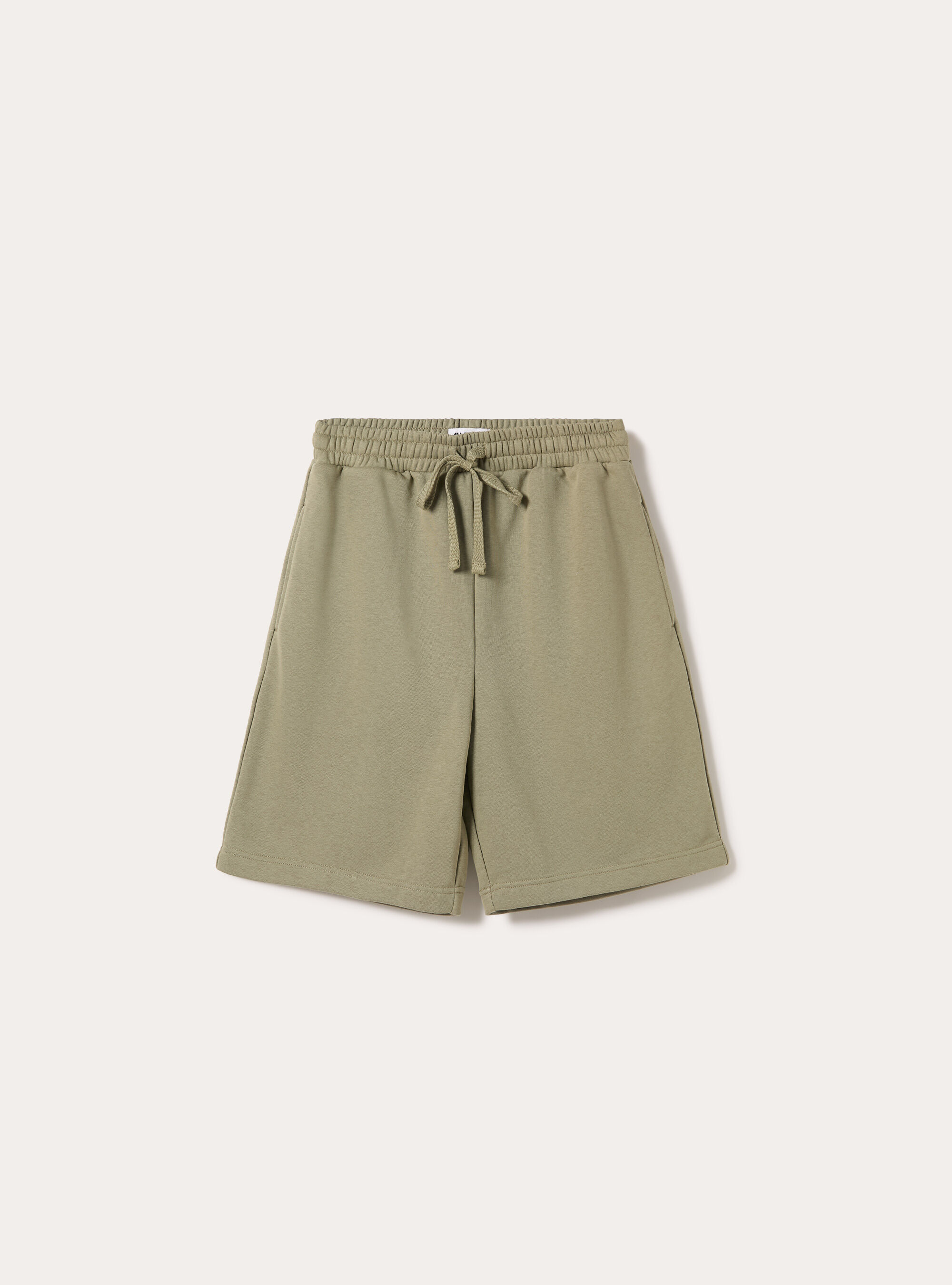Basic French Terry Bermuda Shorts, KY2 KAKY MEDIUM