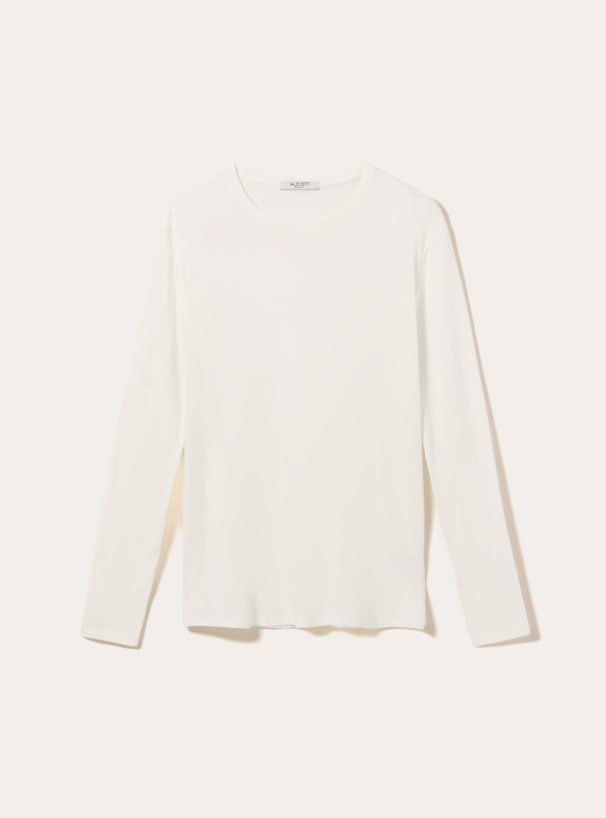T-shirt basique &agrave; manches longues, WH1 OFF WHITE