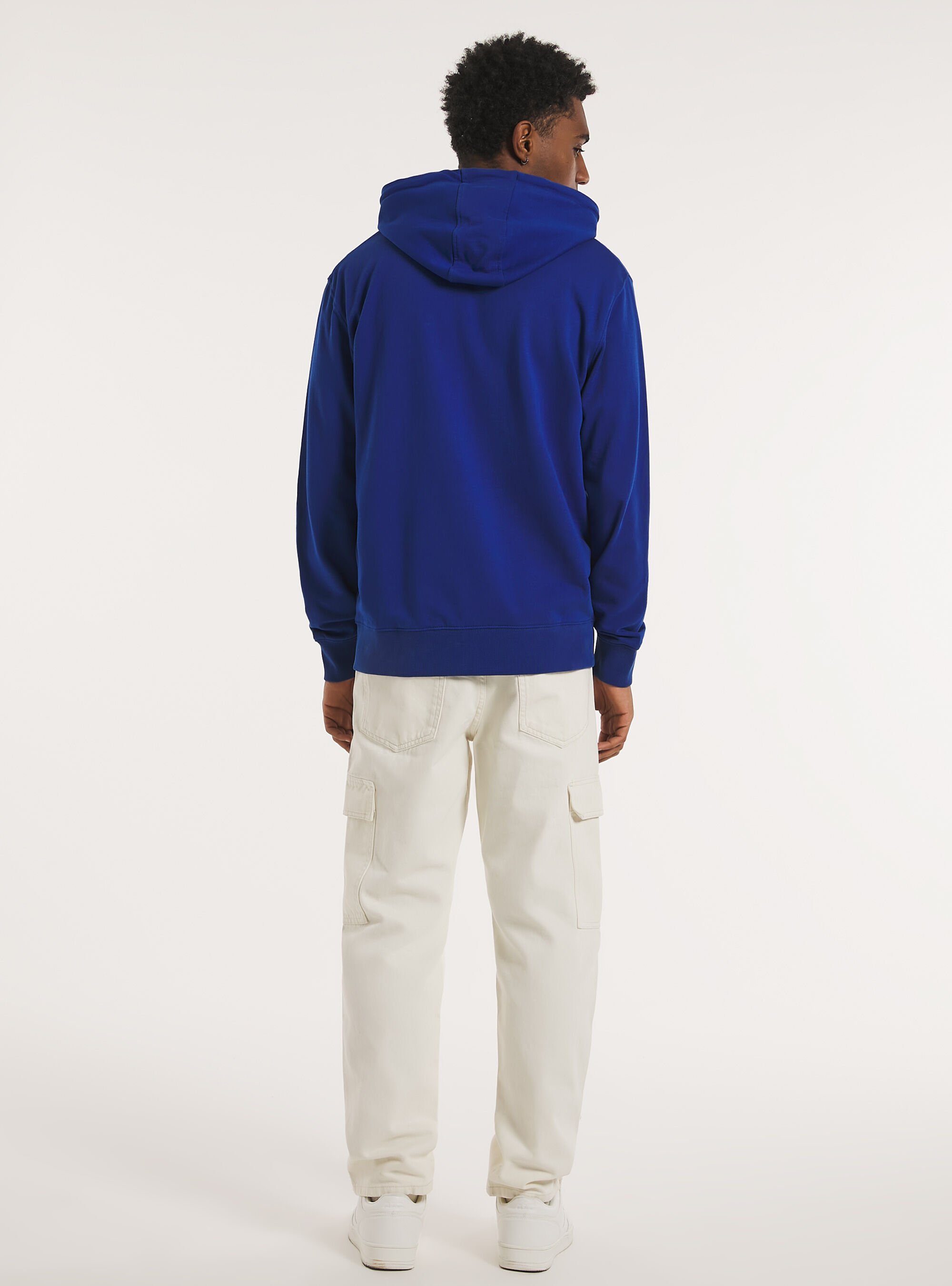 Zip et sweat &agrave; capuche en coton, RY1 ROYALE DARK