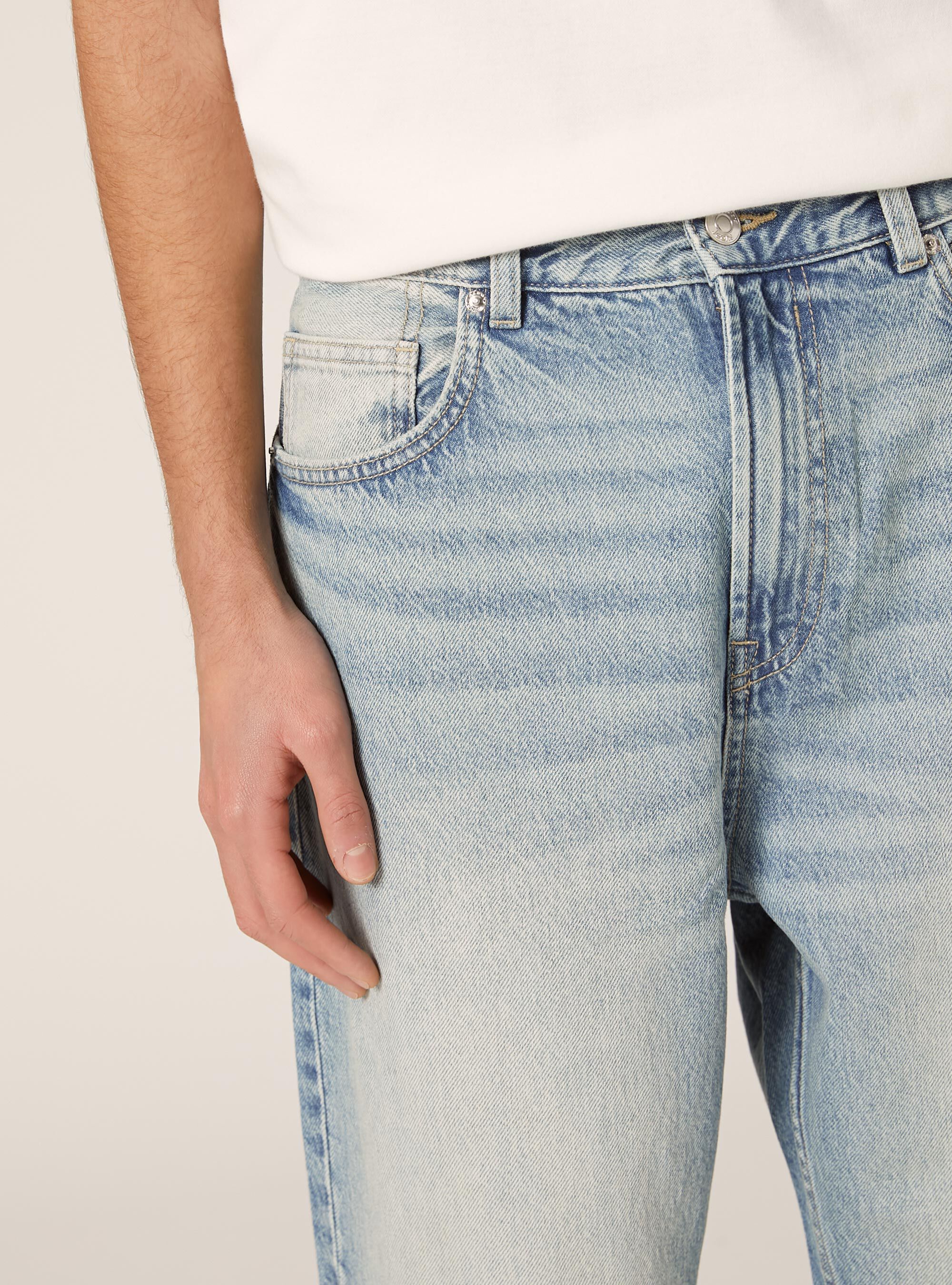 Jean ample, D005 LIGHT BLUE