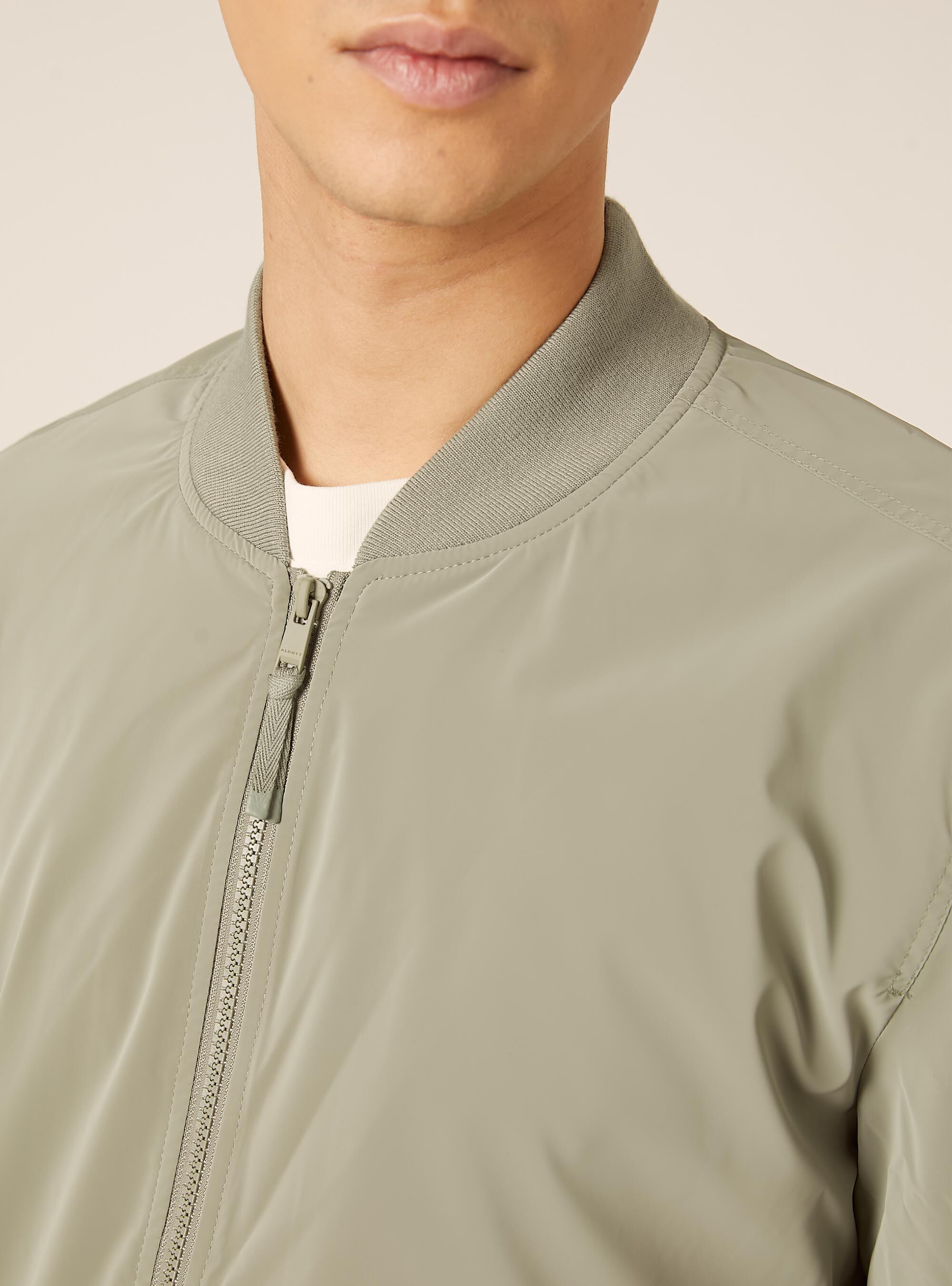 Regular fit bomber jacket, SG3 SAGE LIGHT