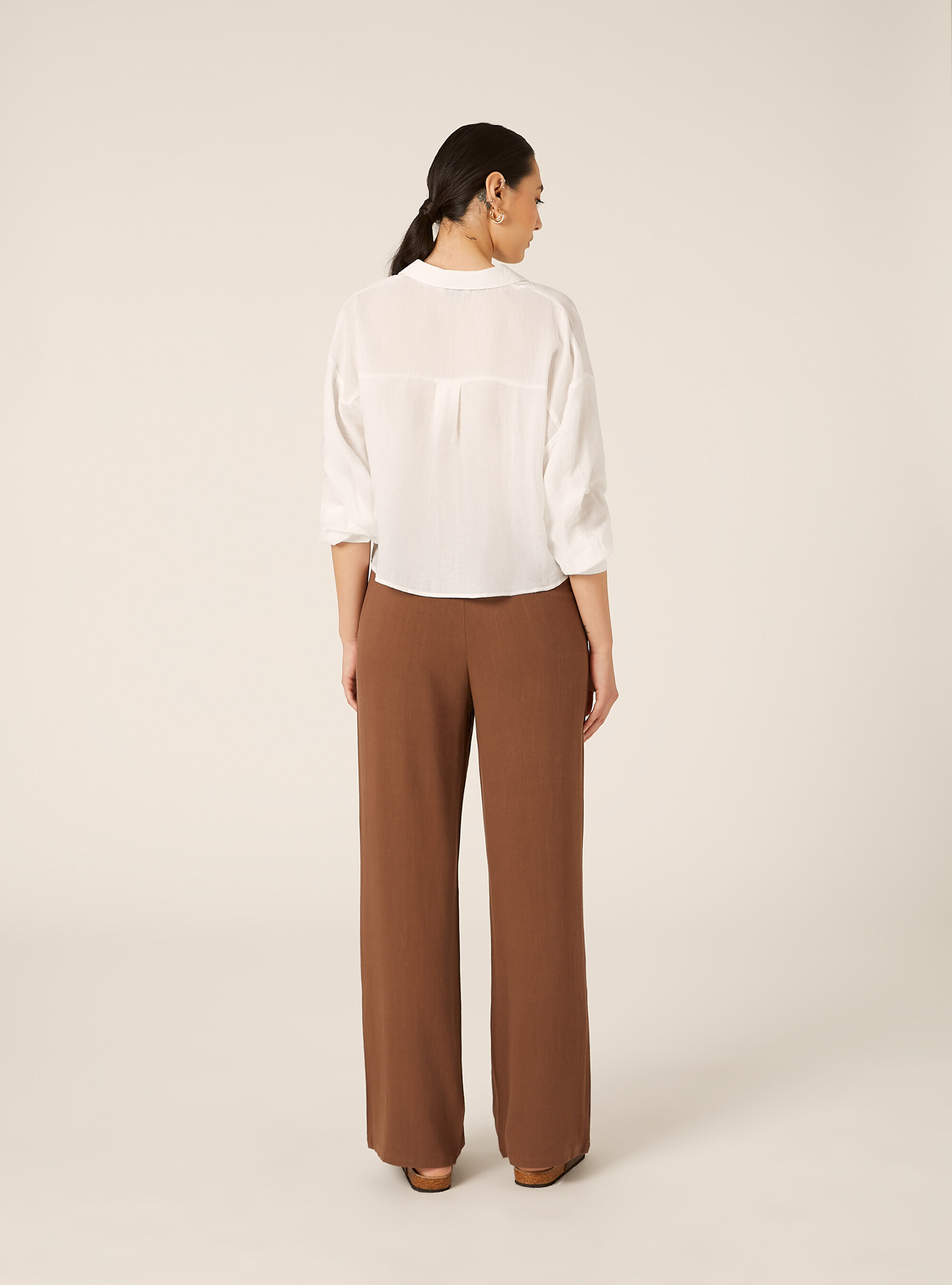 Lightweight Oversized Shirt, WH2 WHITE