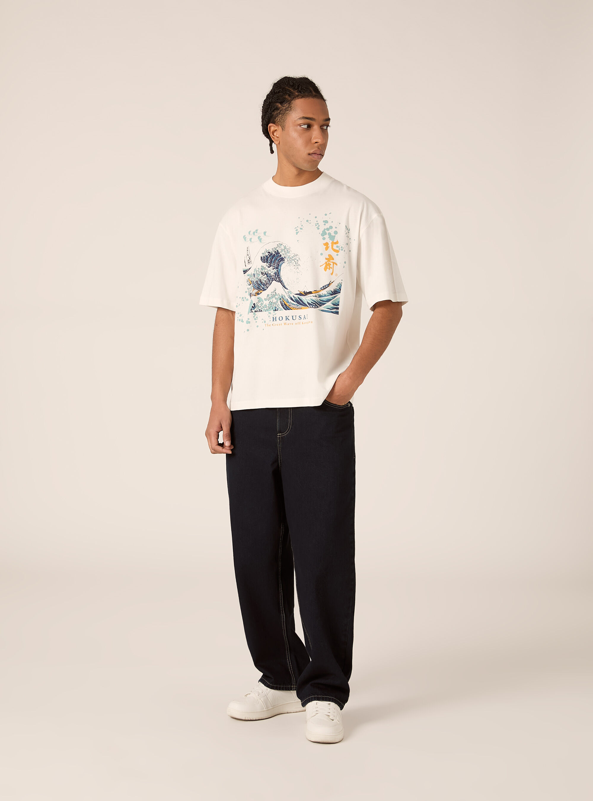 T-Shirt mit gerader Passform Katsushika Hokusai / Alcott