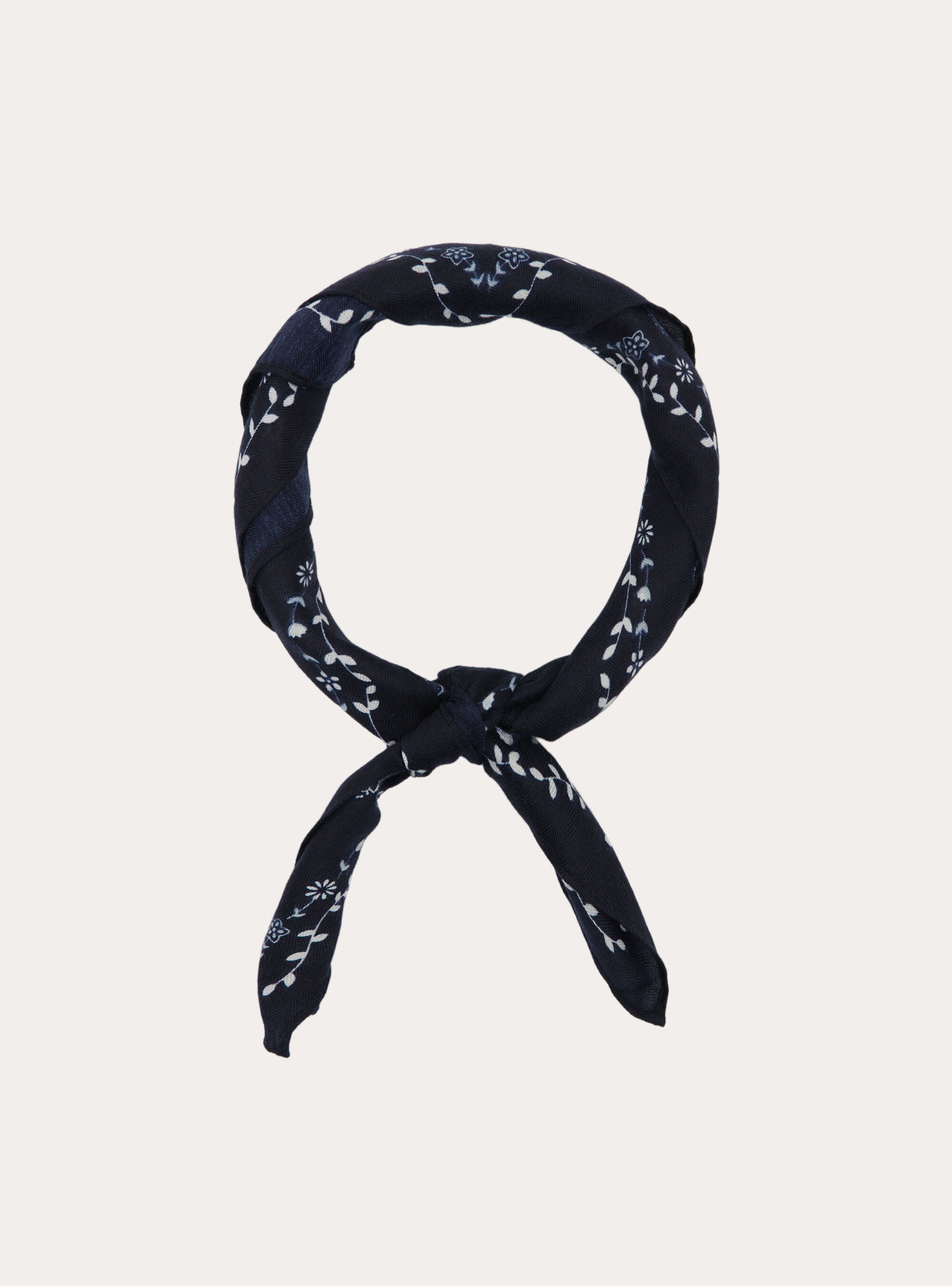 Sciarpa foulard stampa paisley, BLU MEDIO