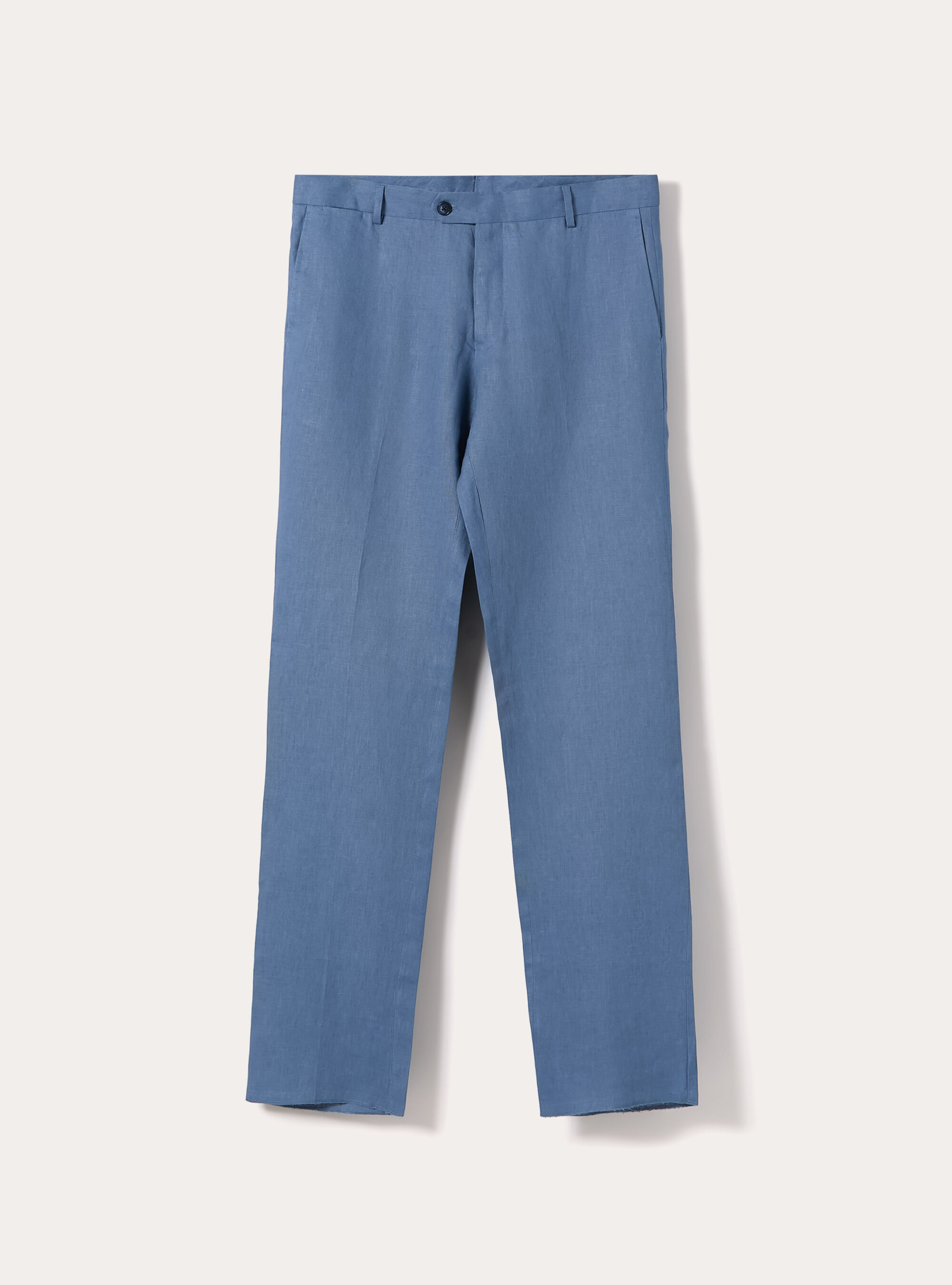 Pure linen trousers, AZ2 AZURE MEDIUM
