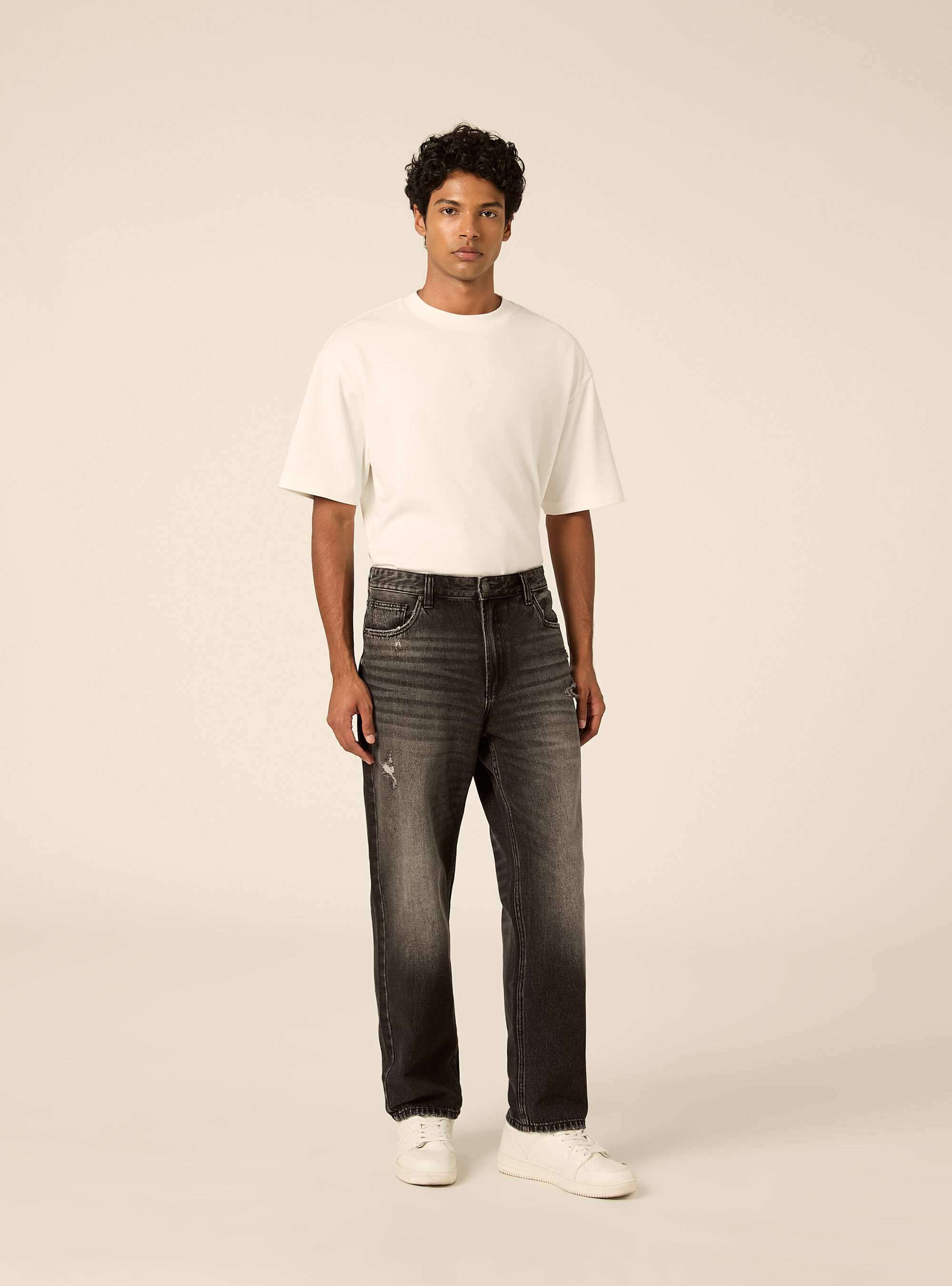 Straight fit jeans, D000 BLACK