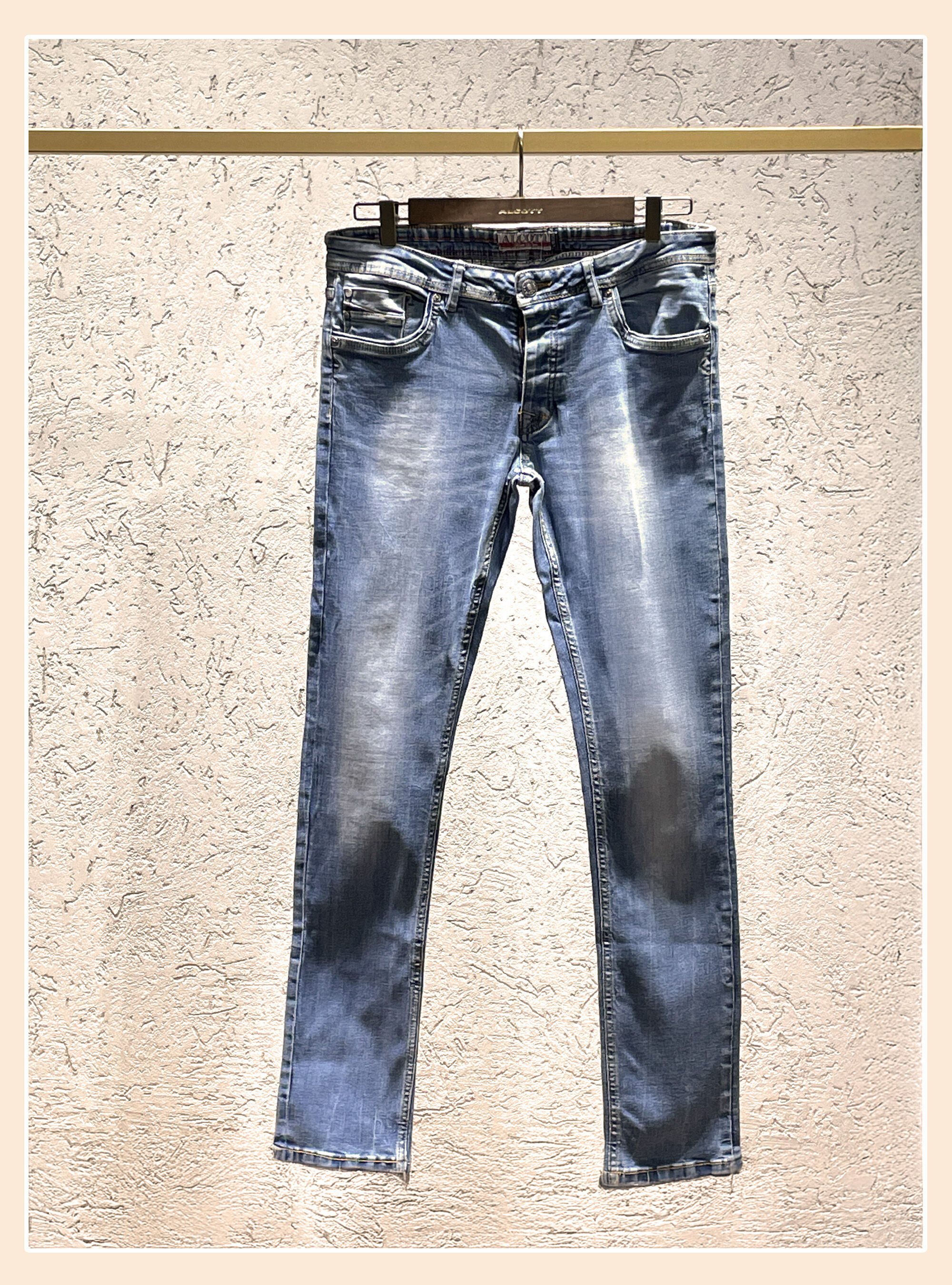Skinny jeans, AZZURRO