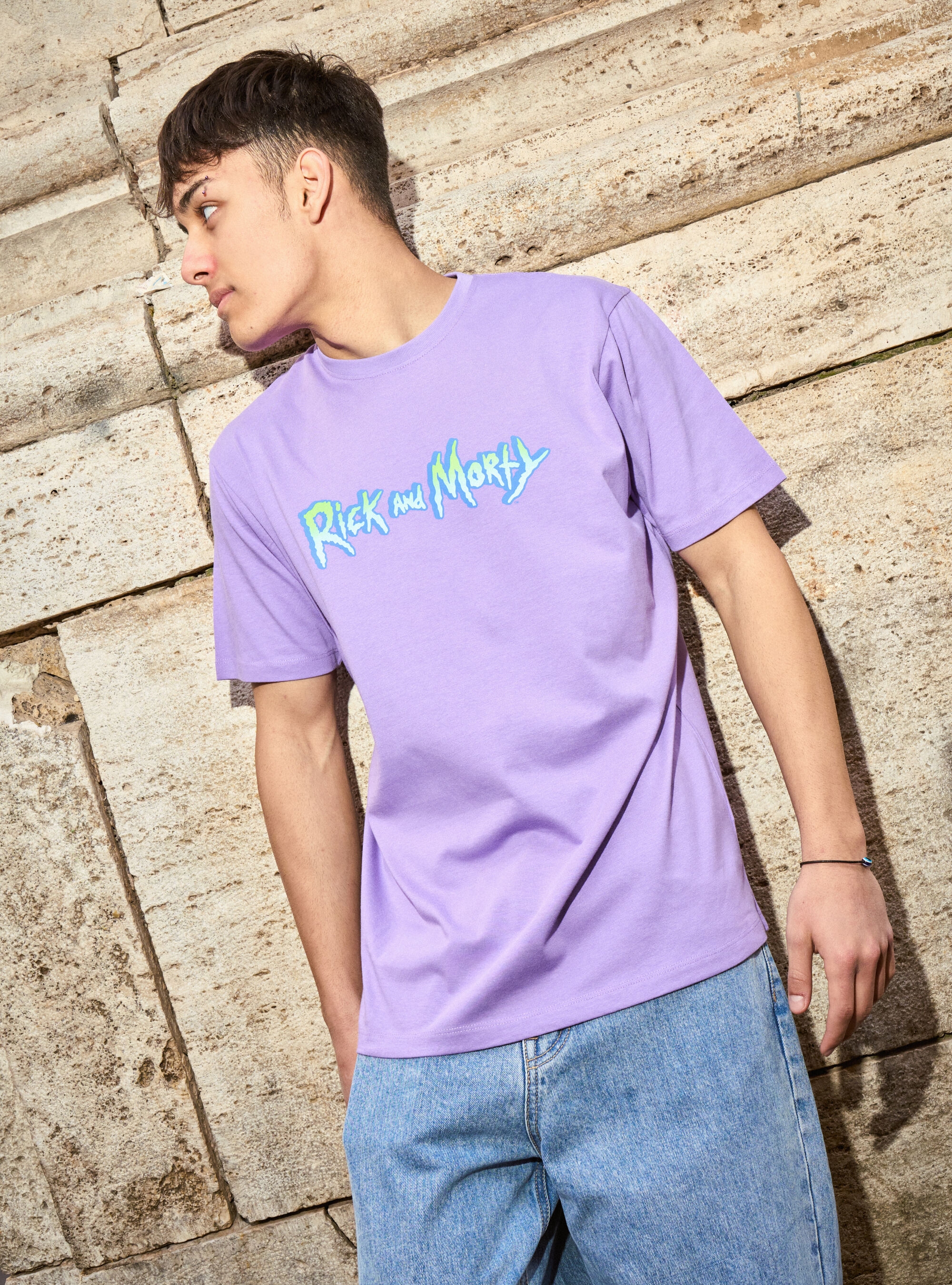 Rick and Morty / Alcott T-shirt, LC2 LILLAC MEDIUM