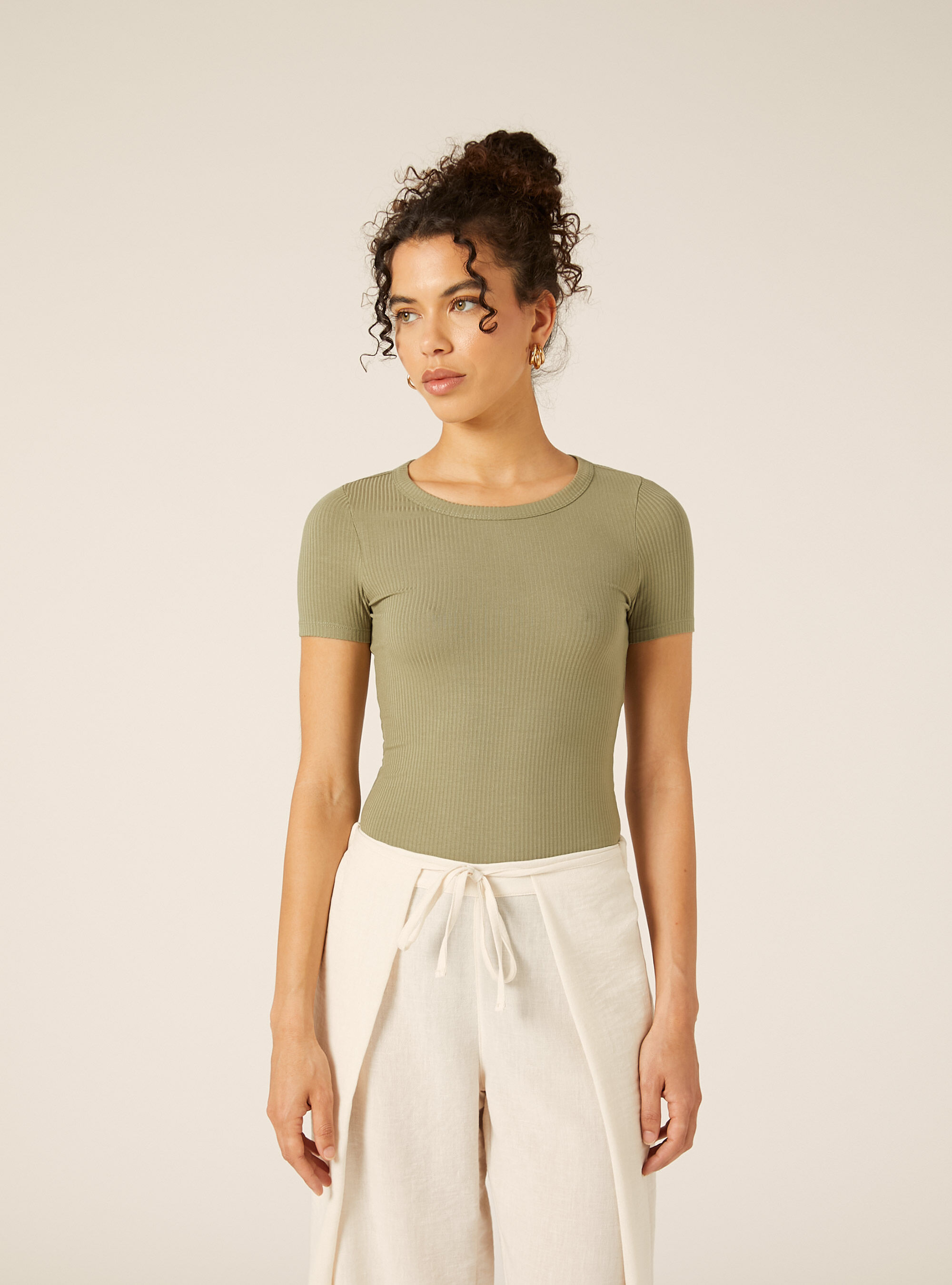 Body de Manga Corta de Canal&eacute;, KY2 KAKY MEDIUM