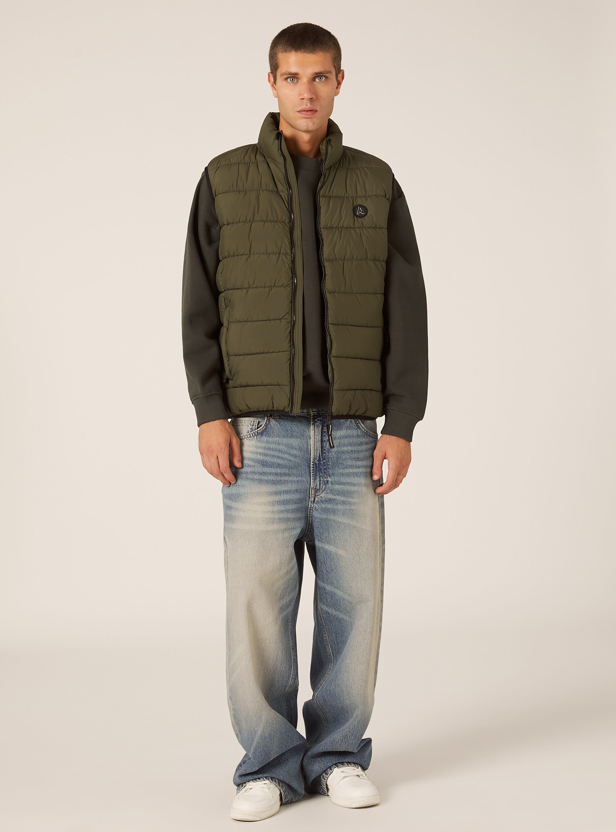 Veste sans manches rembourr&eacute;e