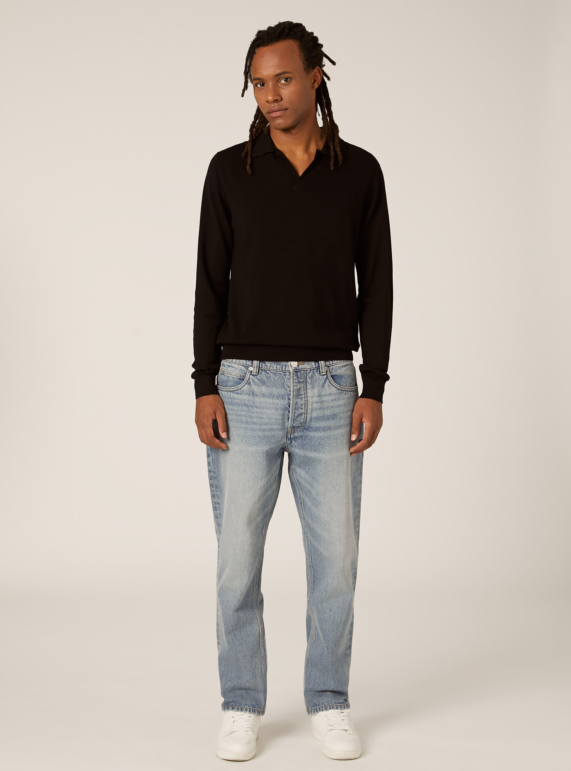 Polo en maille douce