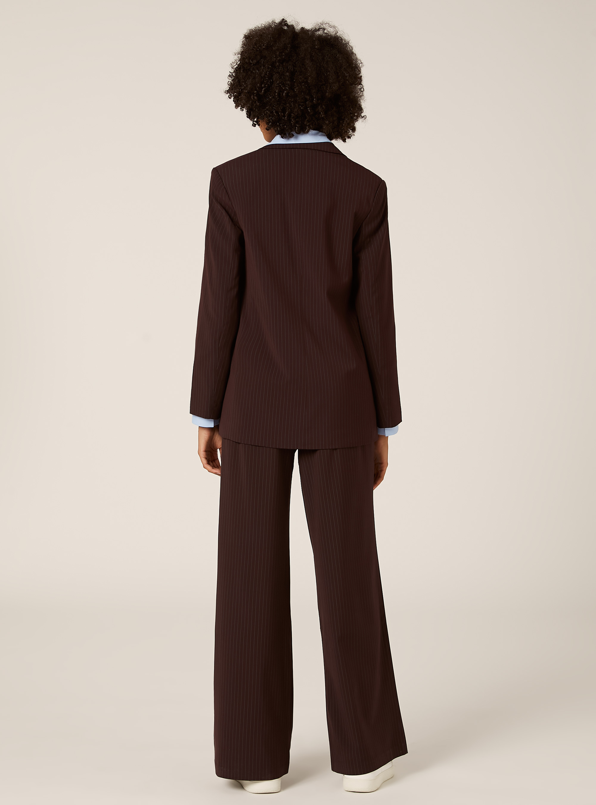 Blazer ouvert sur mesure, BO1 BORDEAUX DARK