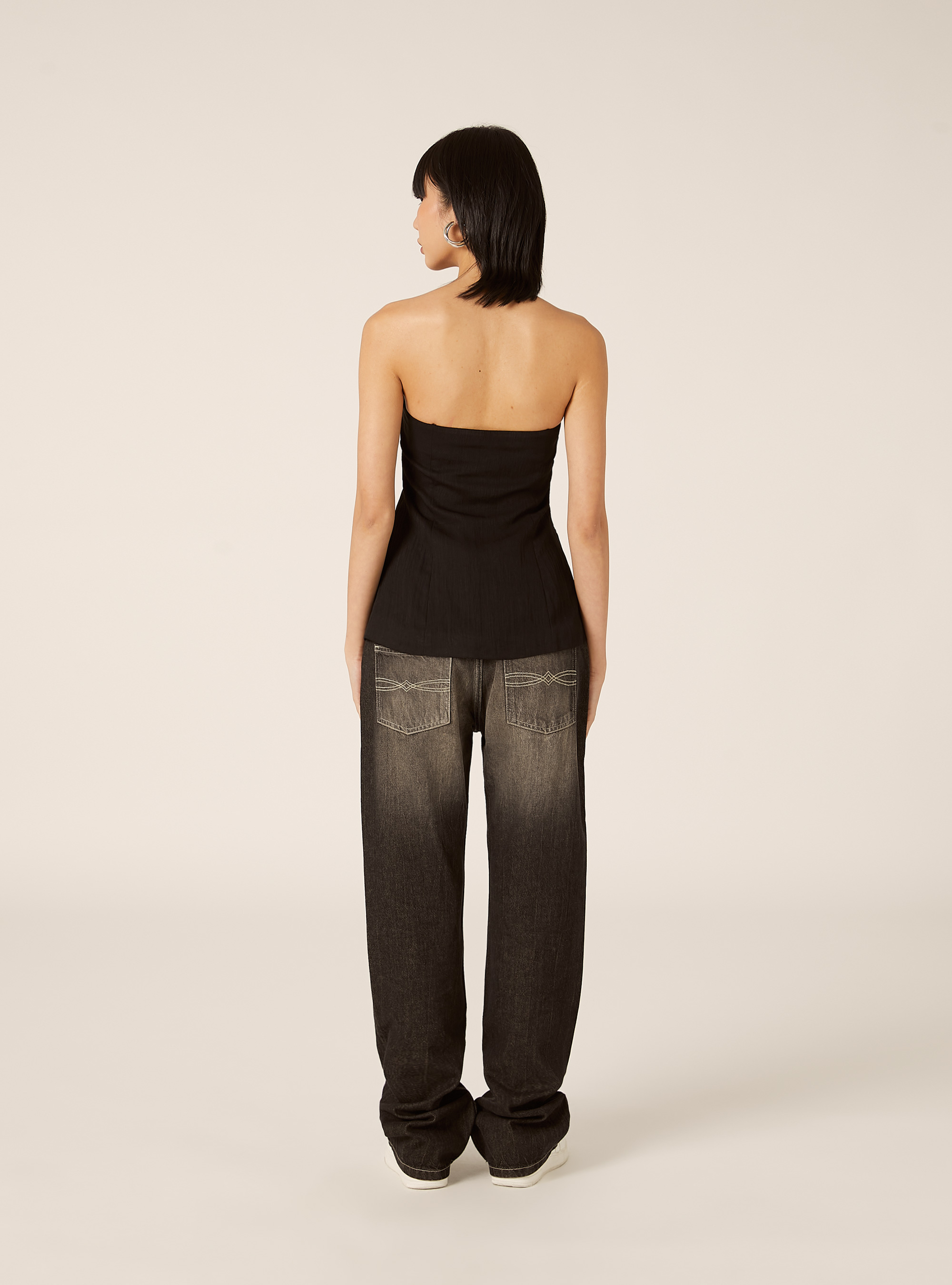 Strickweste mit Struktur, BK1 BLACK