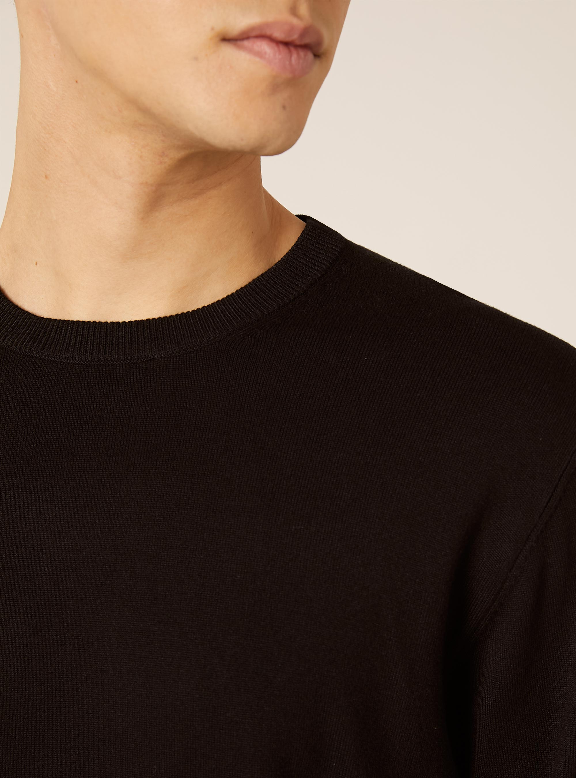 Pullover in sustainable Ecovero viscose, BK1 BLACK