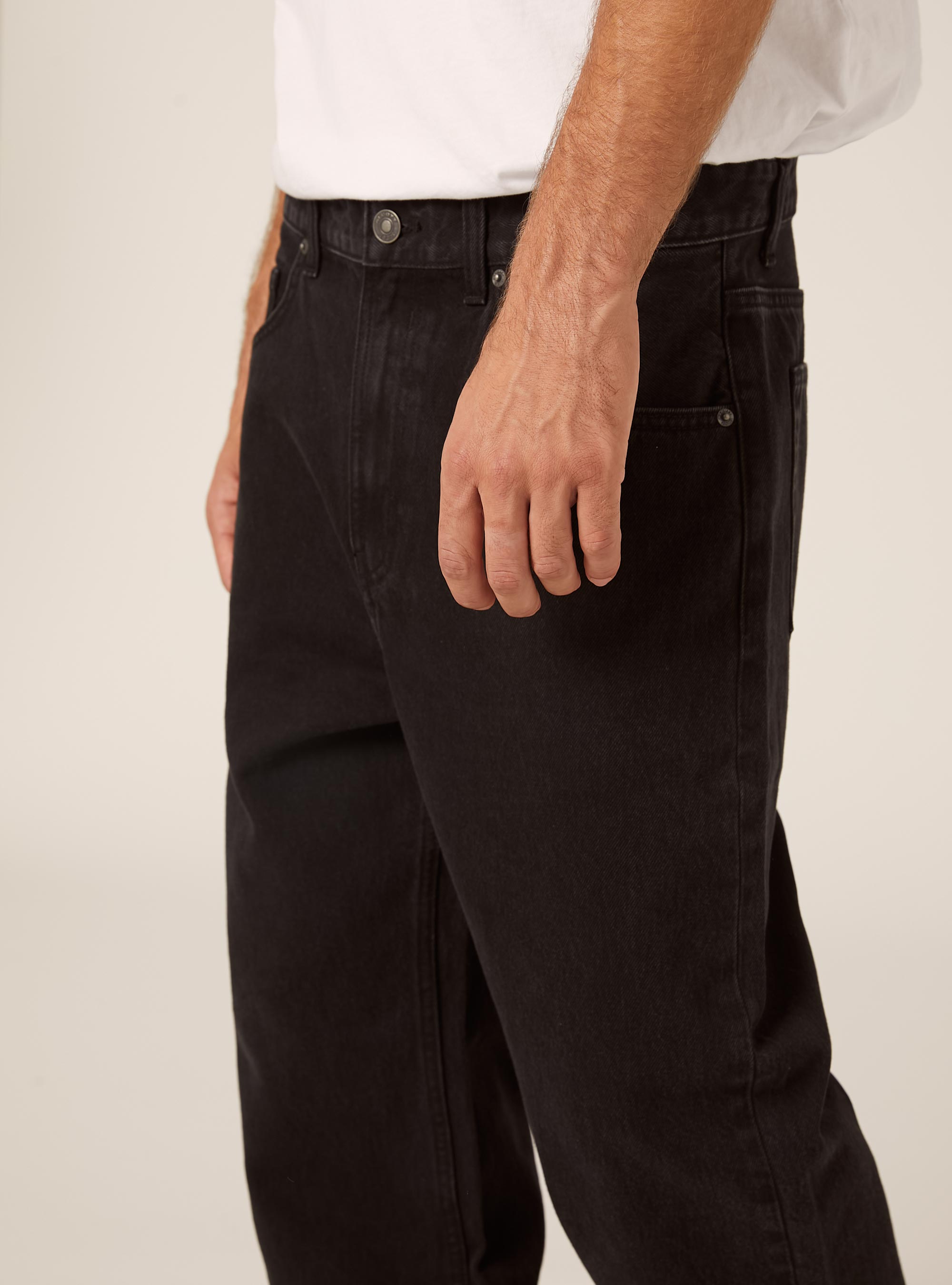 Jeans loose fit, D000 BLACK