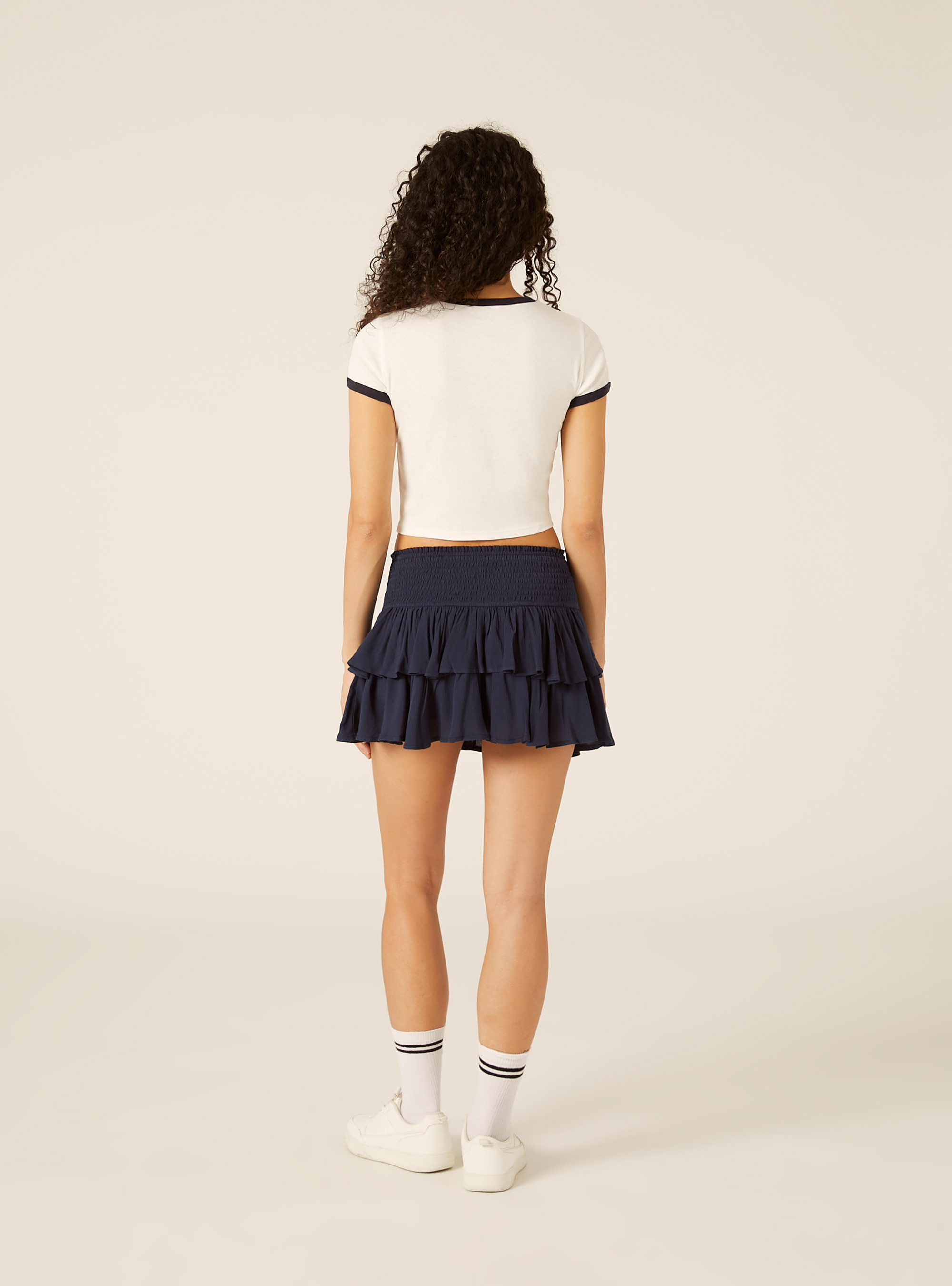 Camiseta Crop Fit, WH2 WHITE