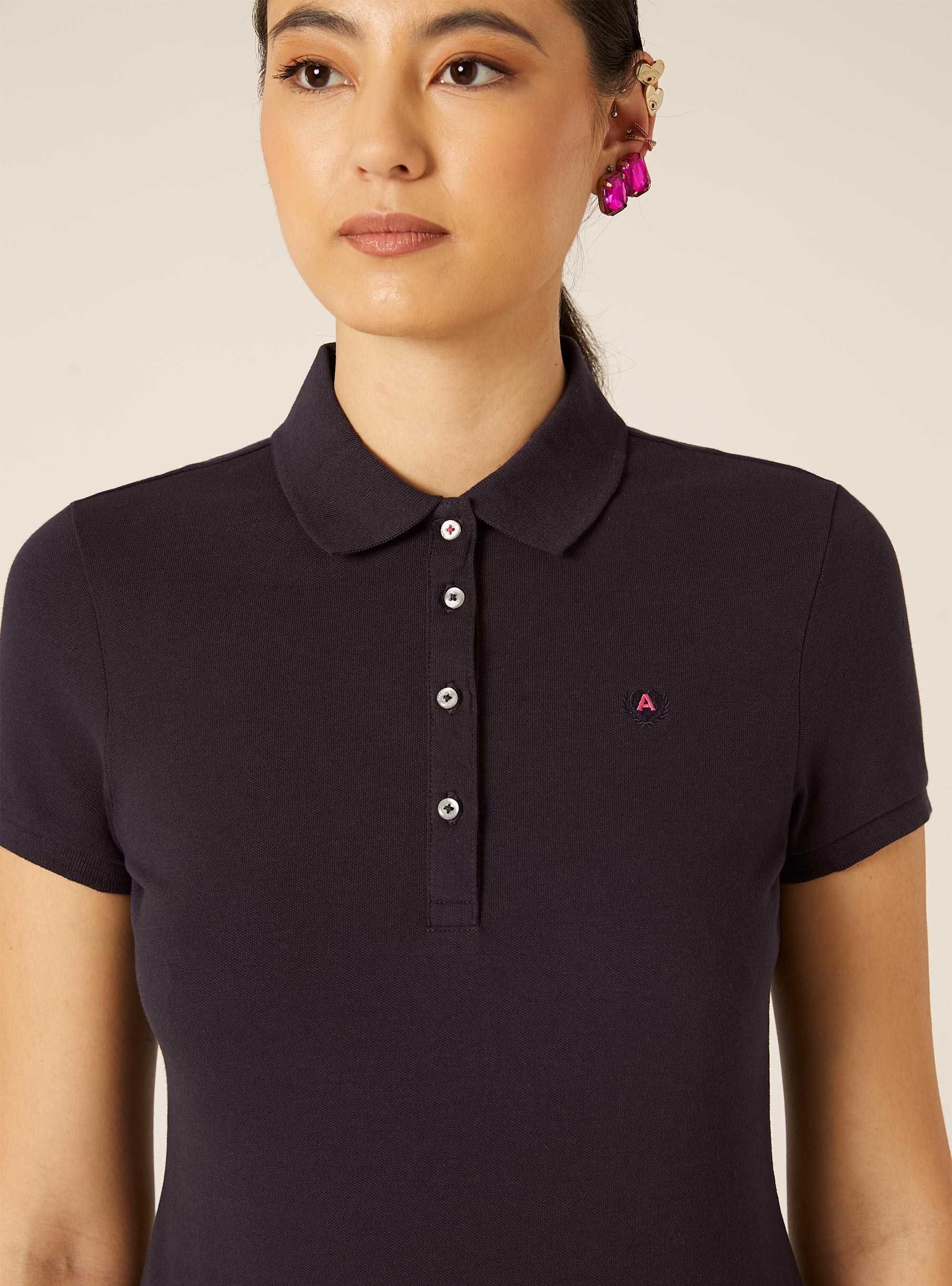 Slim Fit Polo Shirt with Embroidered Logo, BL2 BLUE MEDIUM