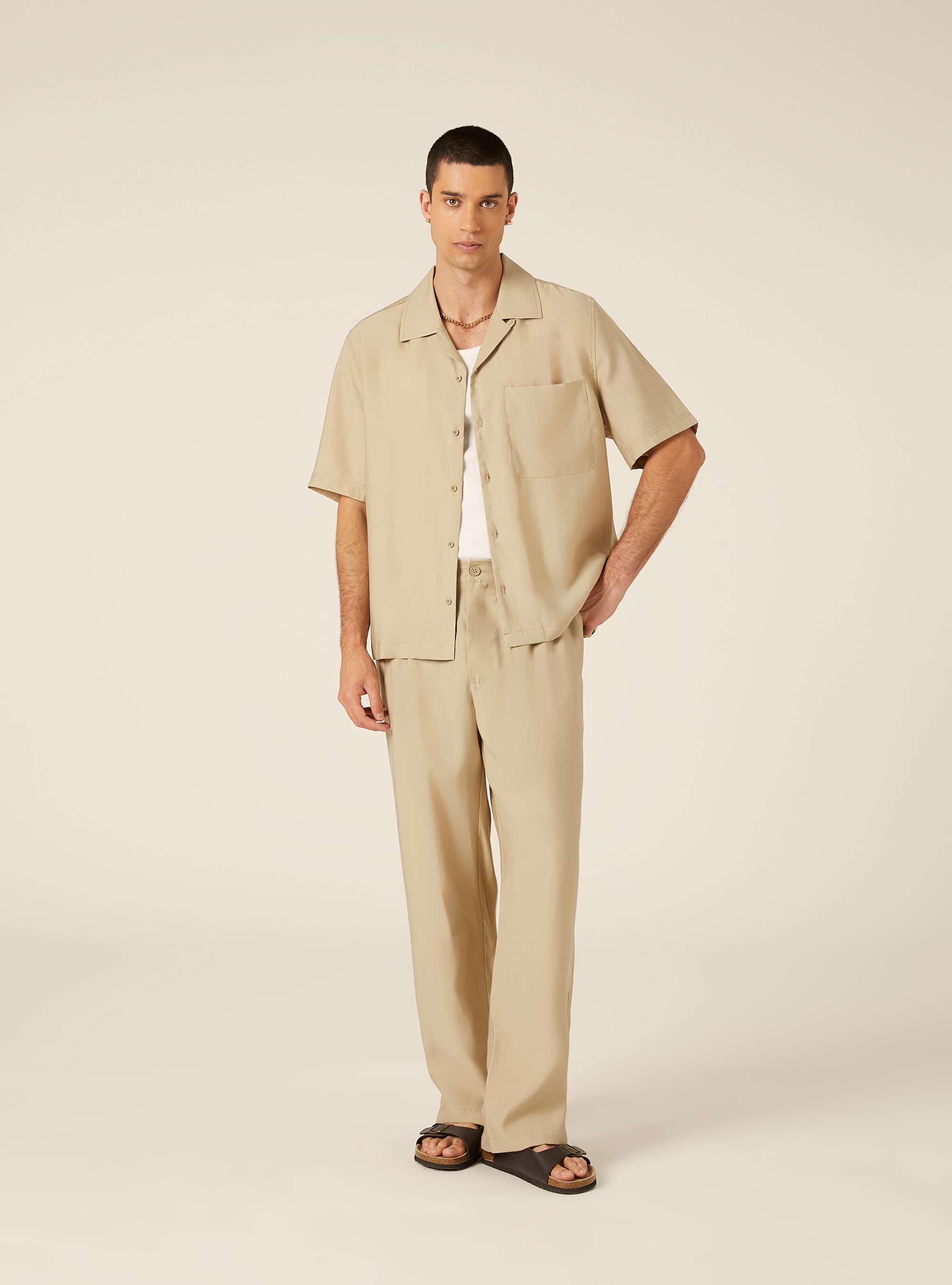 Weit flie&szlig;ende Hose, BG2 BEIGE MEDIUM