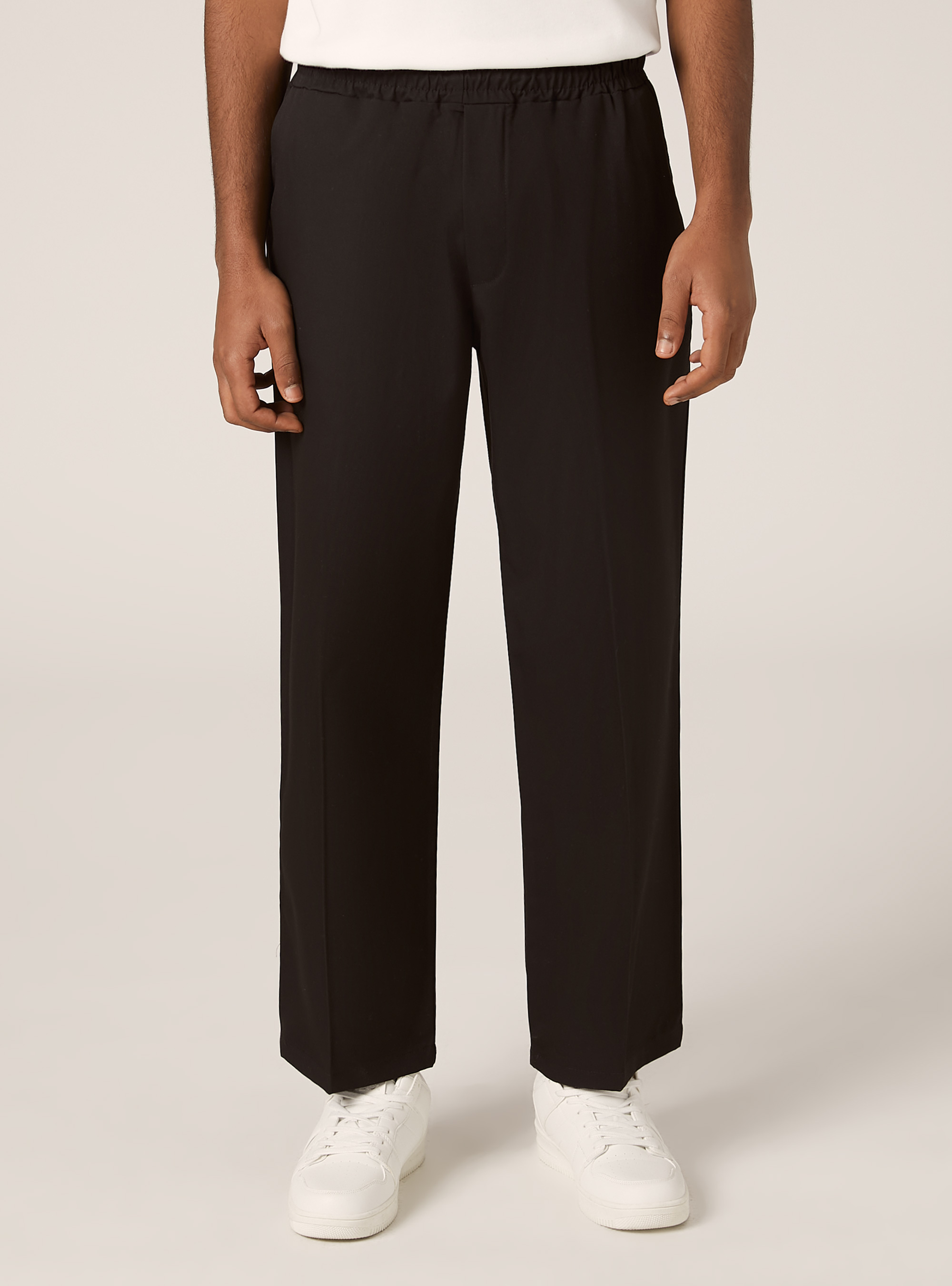 Pantalon ample et souple, BK1 BLACK