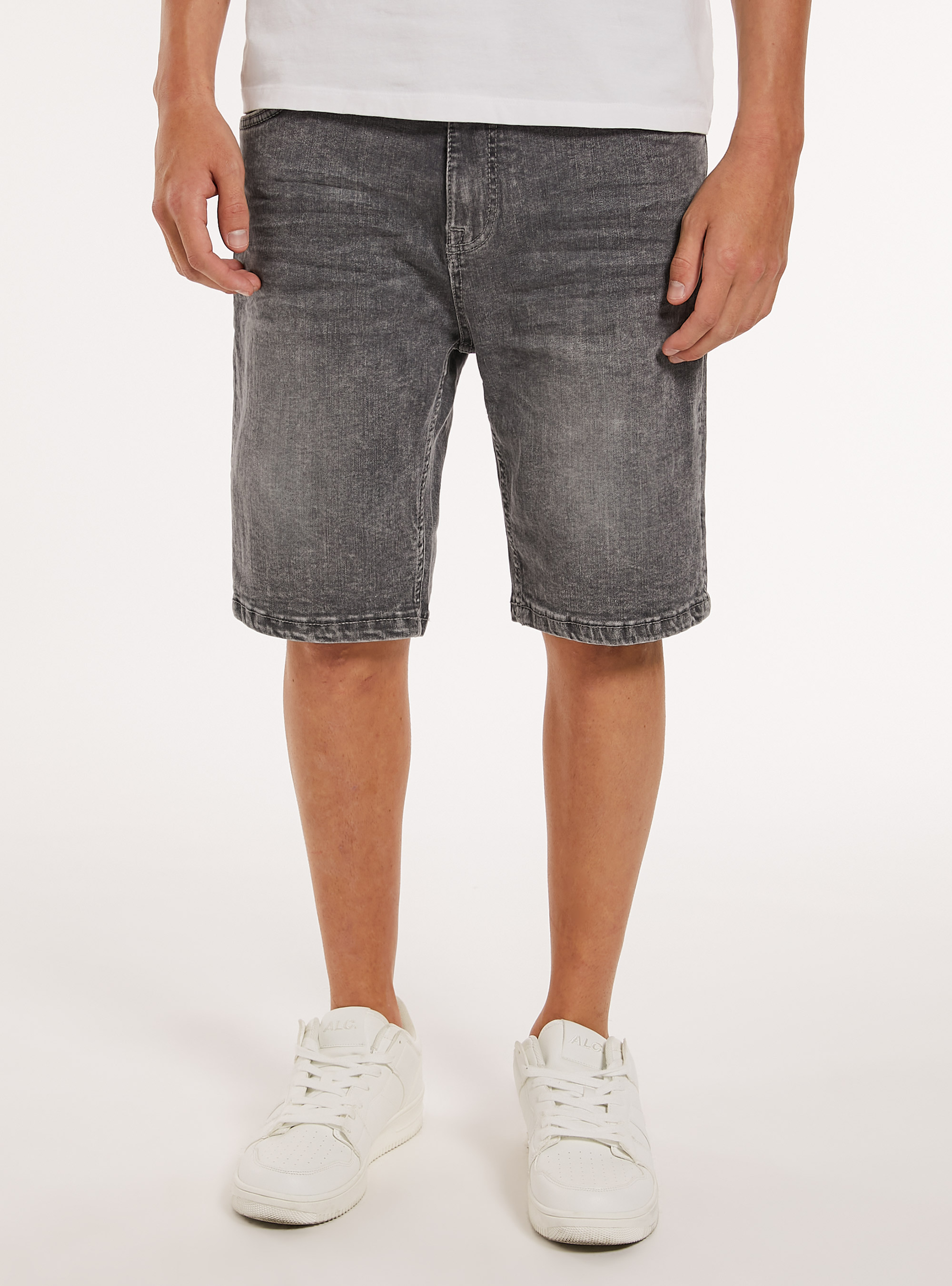 Bermuda carrot in denim stretch, D00G GREY