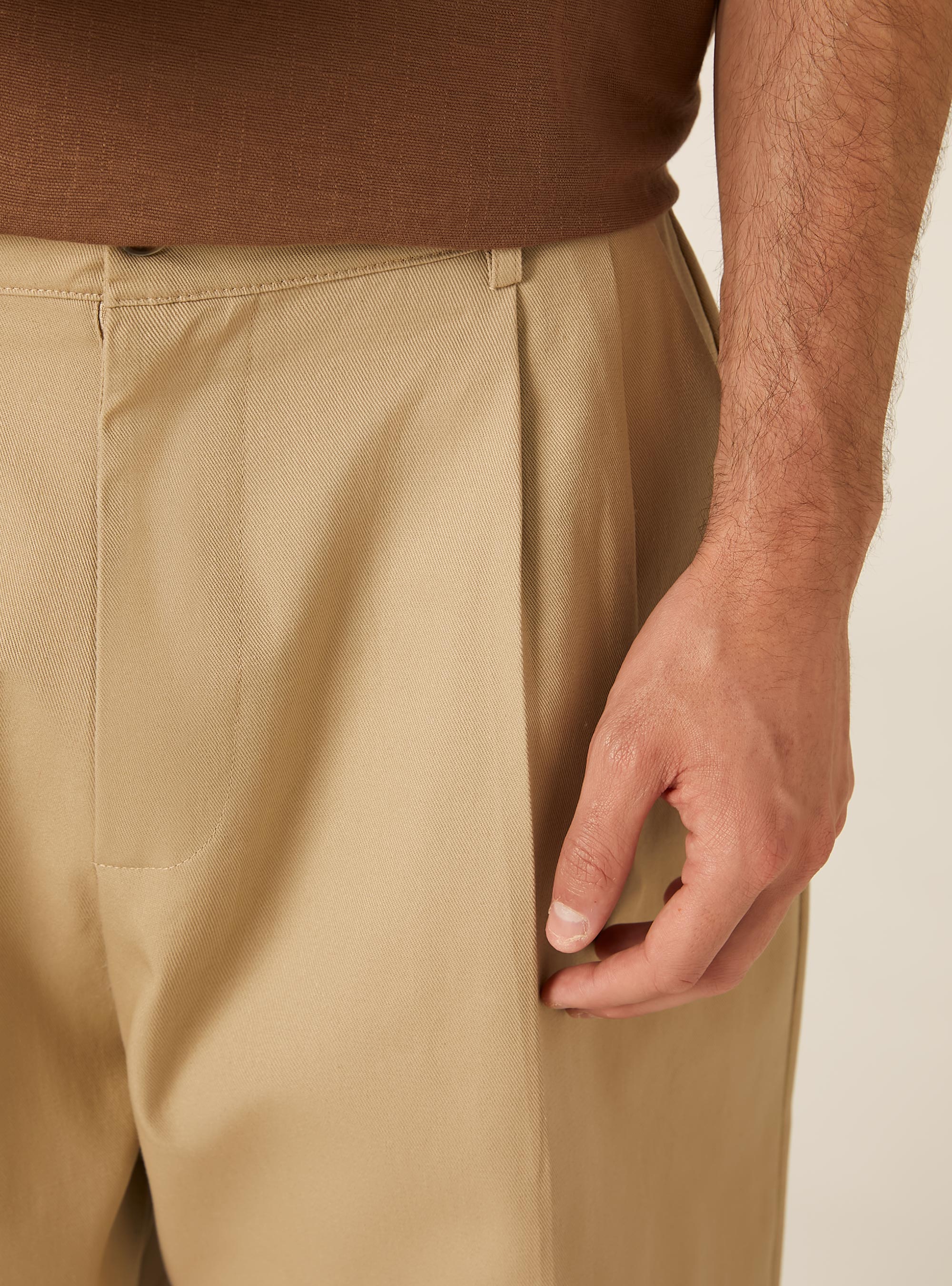 Bermuda Tailoring Coupe Baggy, BG2 BEIGE MEDIUM