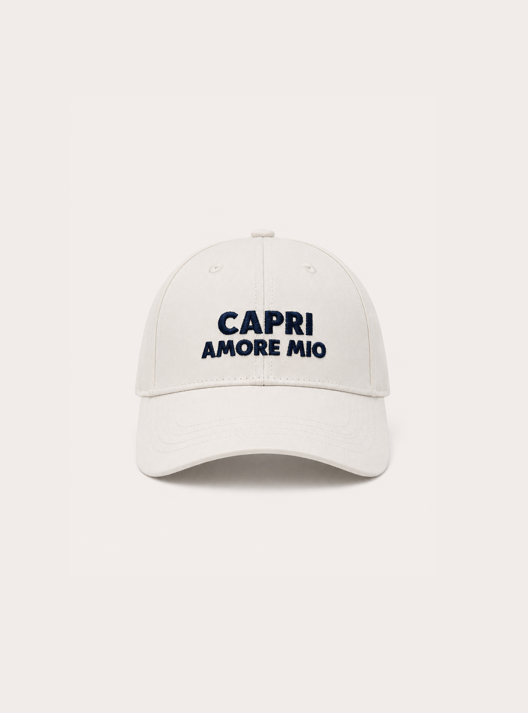 Gorra de Algod&oacute;n Capri Amore Mio, WH1 OFF WHITE