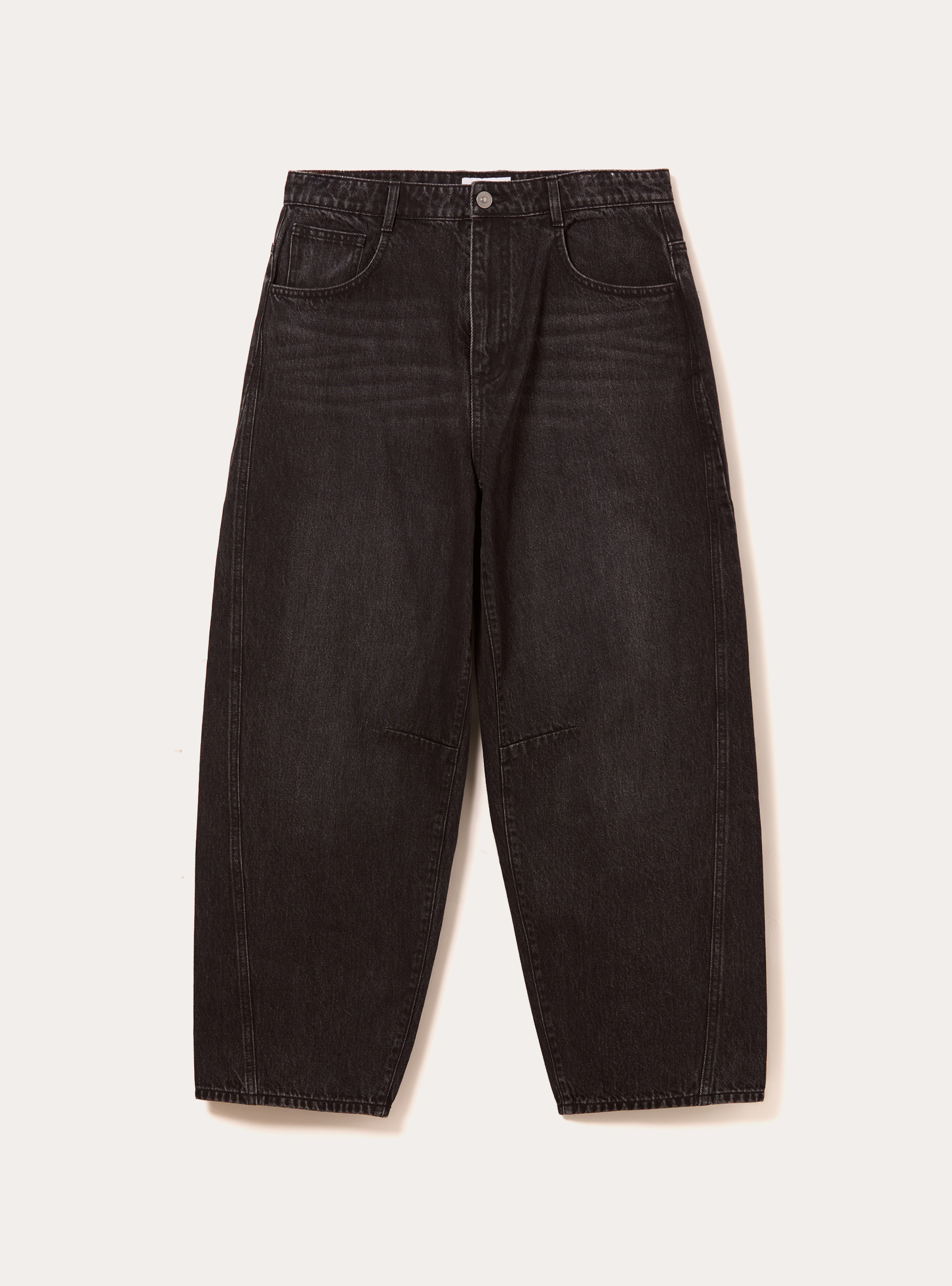 Jeans coupe ballon, D000 BLACK