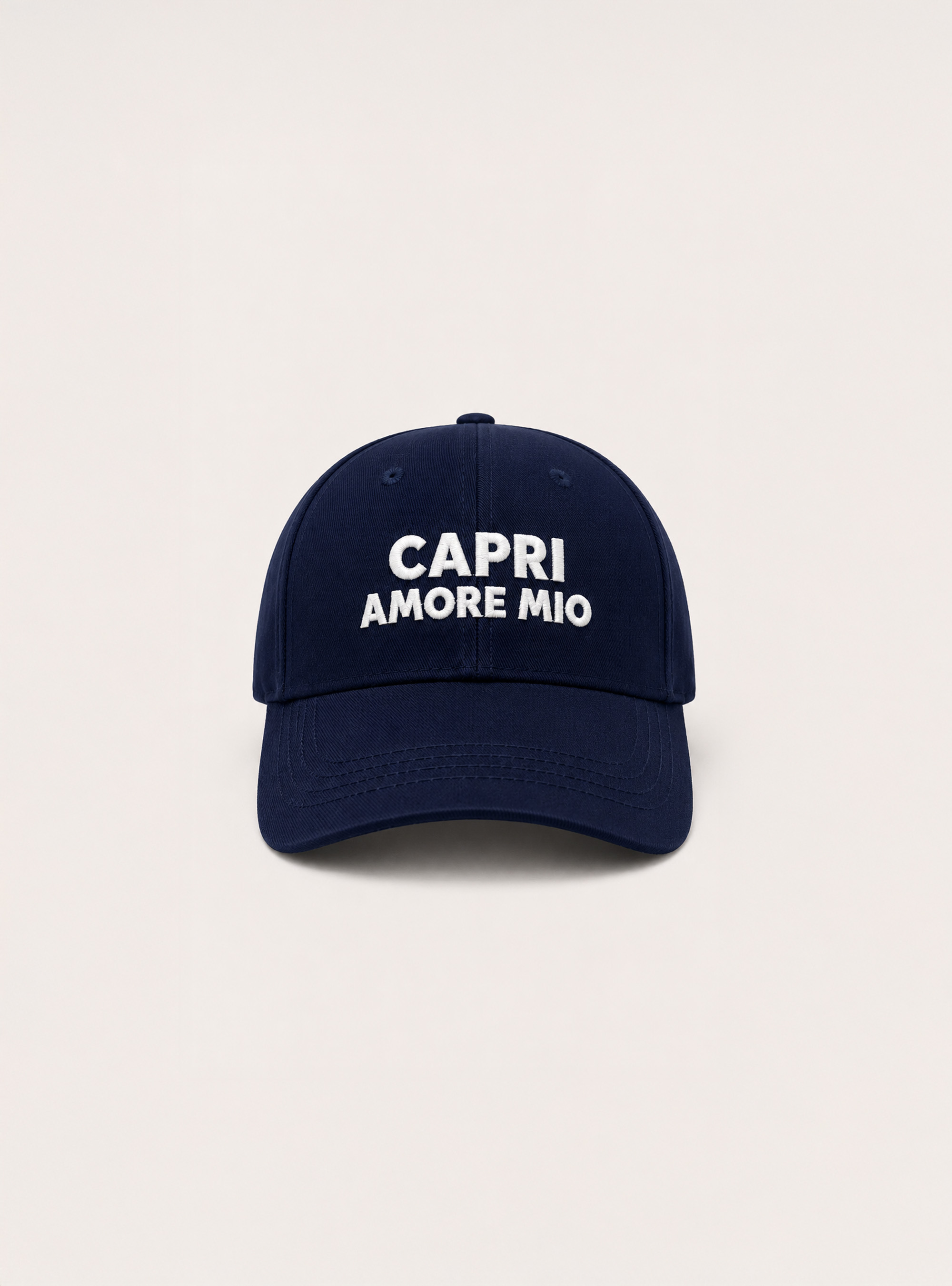 Capri Amore Mio Cotton Cap, NA1 NAVY DARK