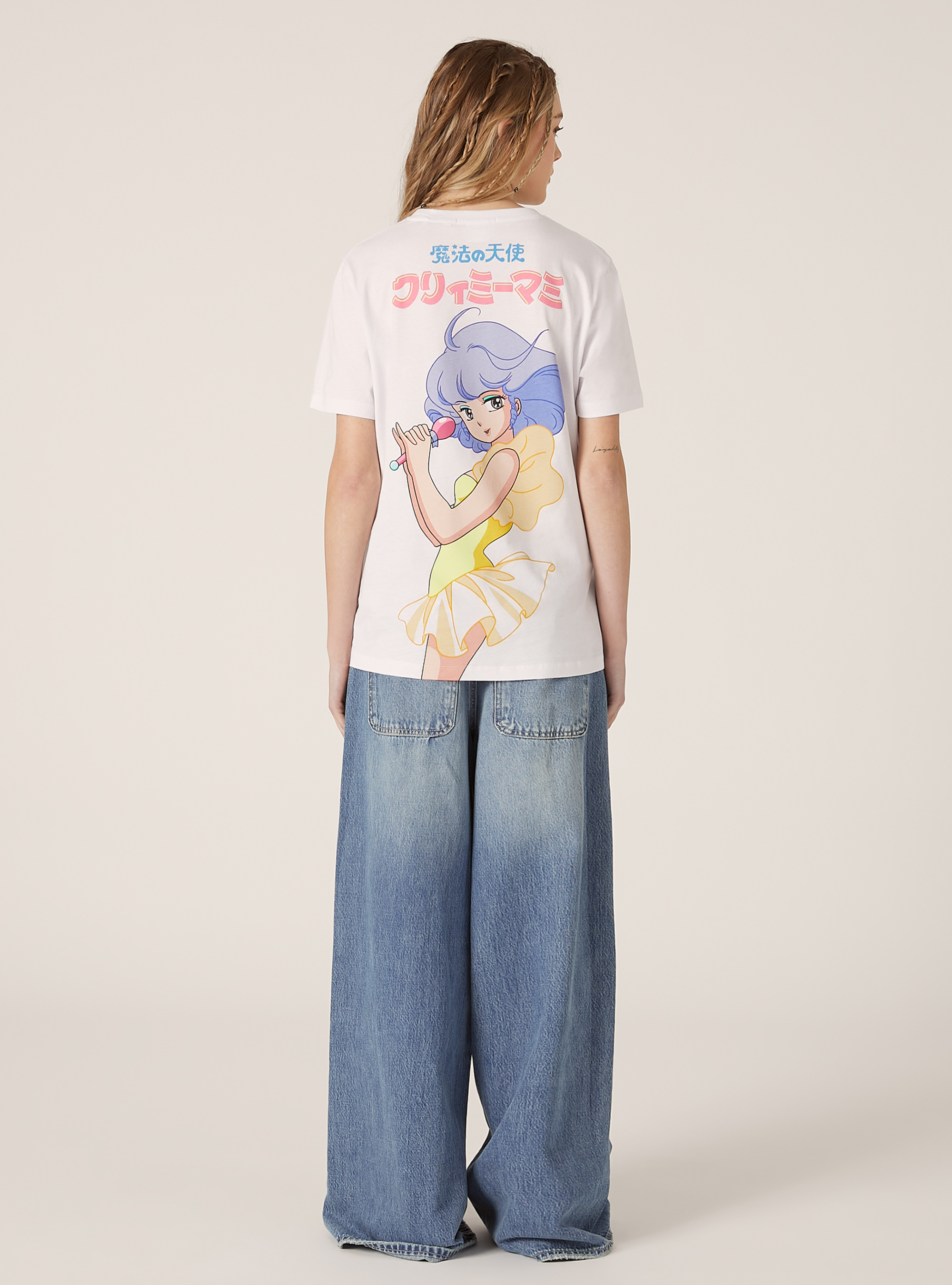 Cr&egrave;me / T-shirt imprim&eacute; Alcott, WH3 WHITE