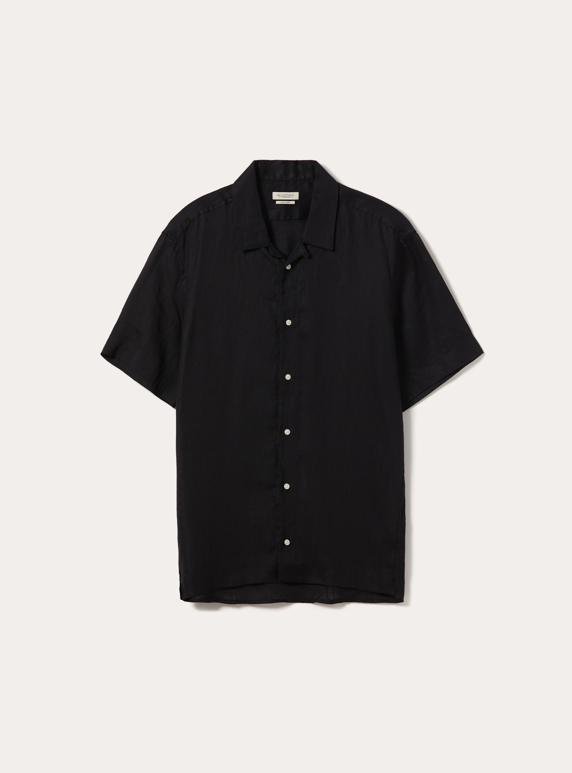 Kurzarm-Bowlinghemd, BK1 BLACK