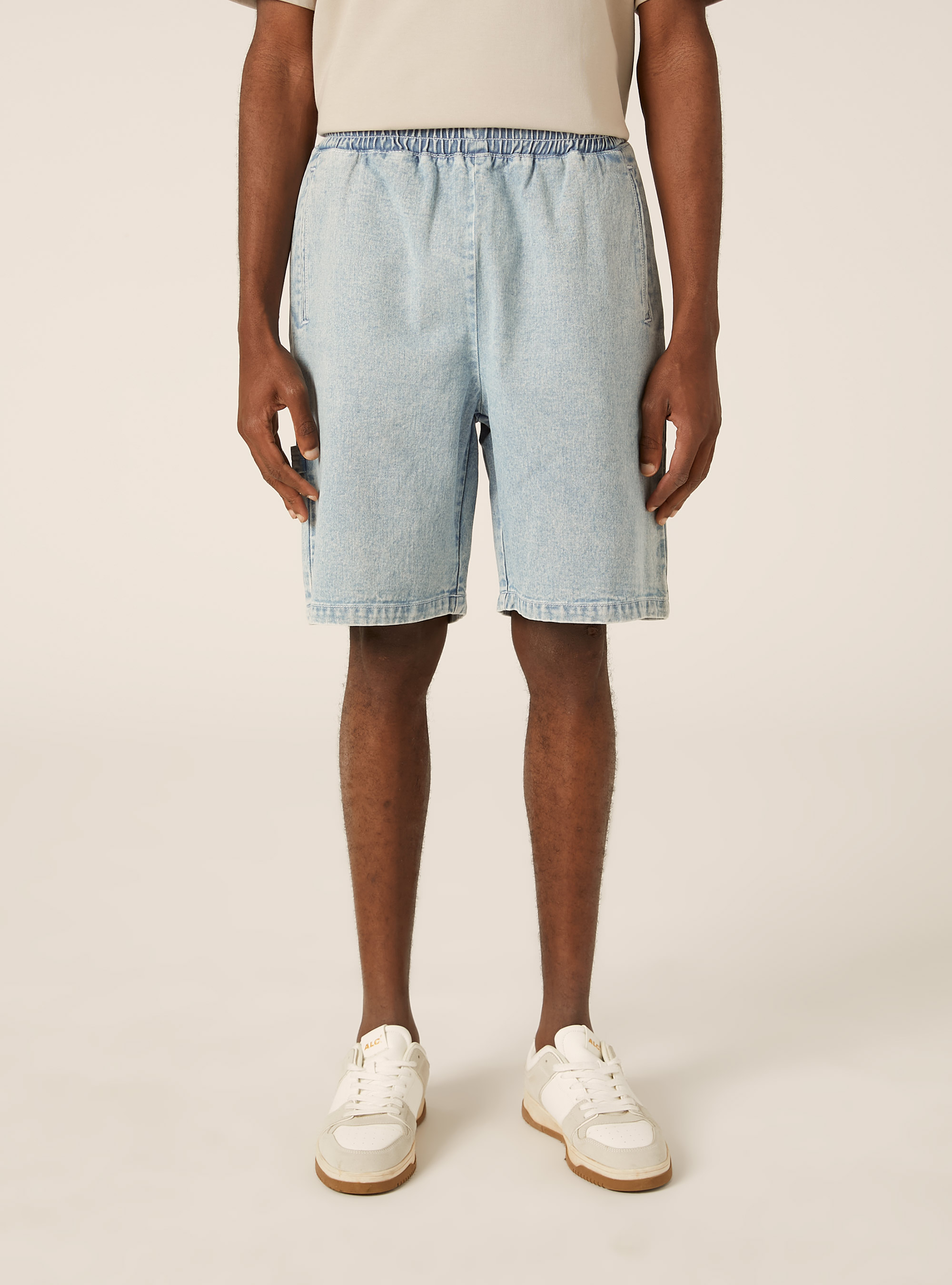 Bermuda en denim, D005 LIGHT BLUE
